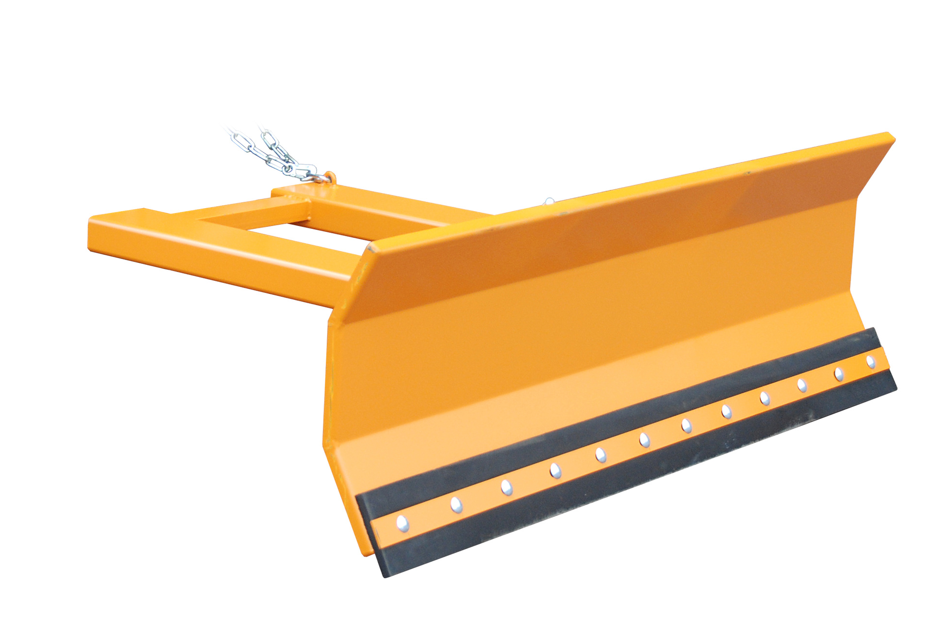 Schneeräumgeräte Schneeschieber SCH-L 1800, Räumbreite 1.800 mm, lackiert, RAL 2000 Gelborange