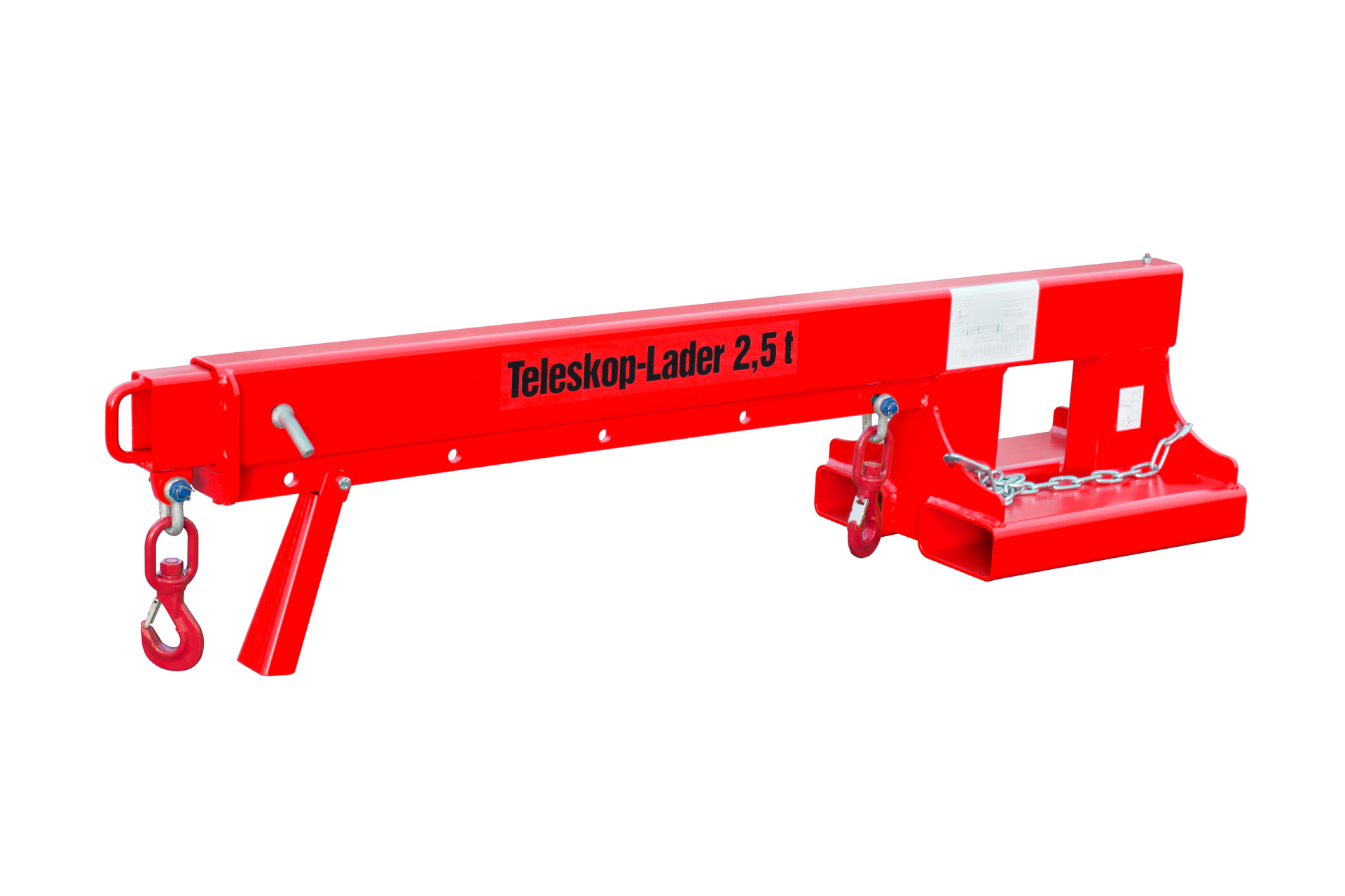1 - Lastaufnahmemittel Teleskop-Lader KT 2,5, lackiert, RAL 3000 Feuerrot