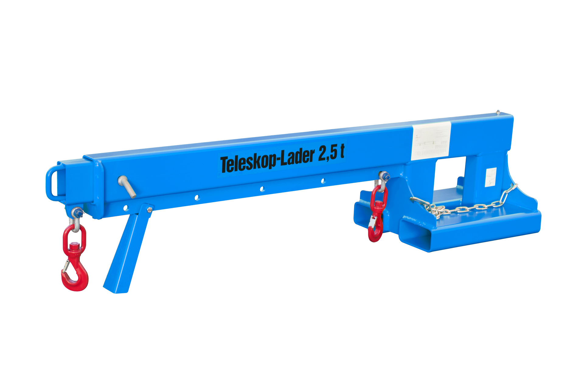 1 - Lastaufnahmemittel  Teleskop-Lader KT 2,5, lackiert, RAL 5012 Lichtblau