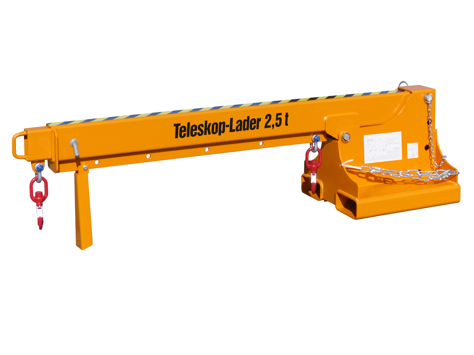 1 - Lastaufnahmemittel Teleskop-Lader KTH 2,5, lackiert, RAL 2000 Gelborange