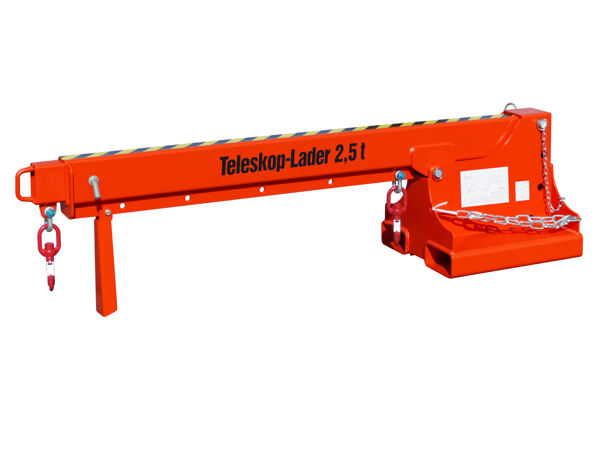 1 - Lastaufnahmemittel  Teleskop-Lader KTH 2,5, lackiert, RAL 3000 Feuerrot