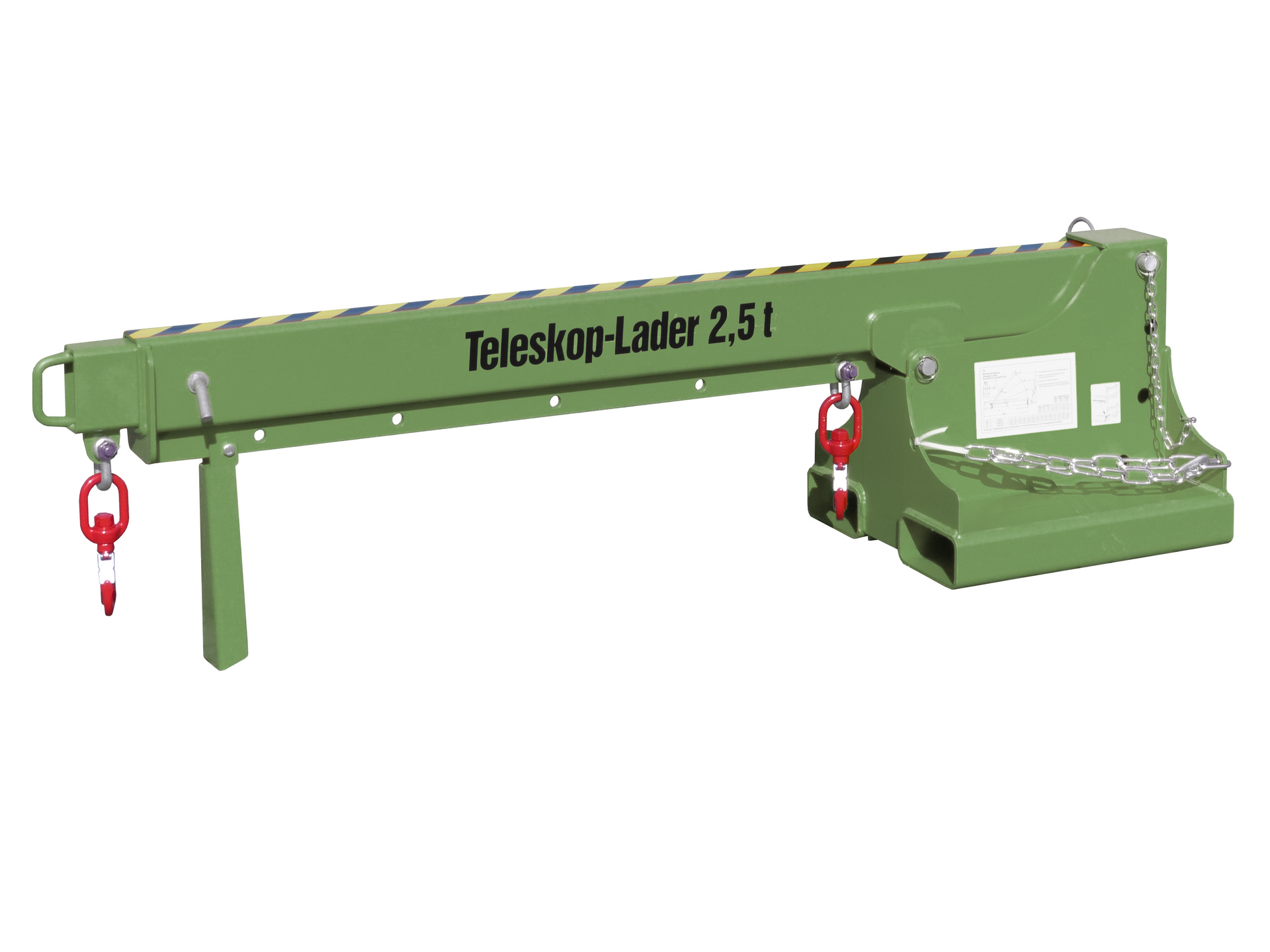 1 - Lastaufnahmemittel  Teleskop-Lader KTH 2,5, lackiert, RAL 6011 Resedagrün