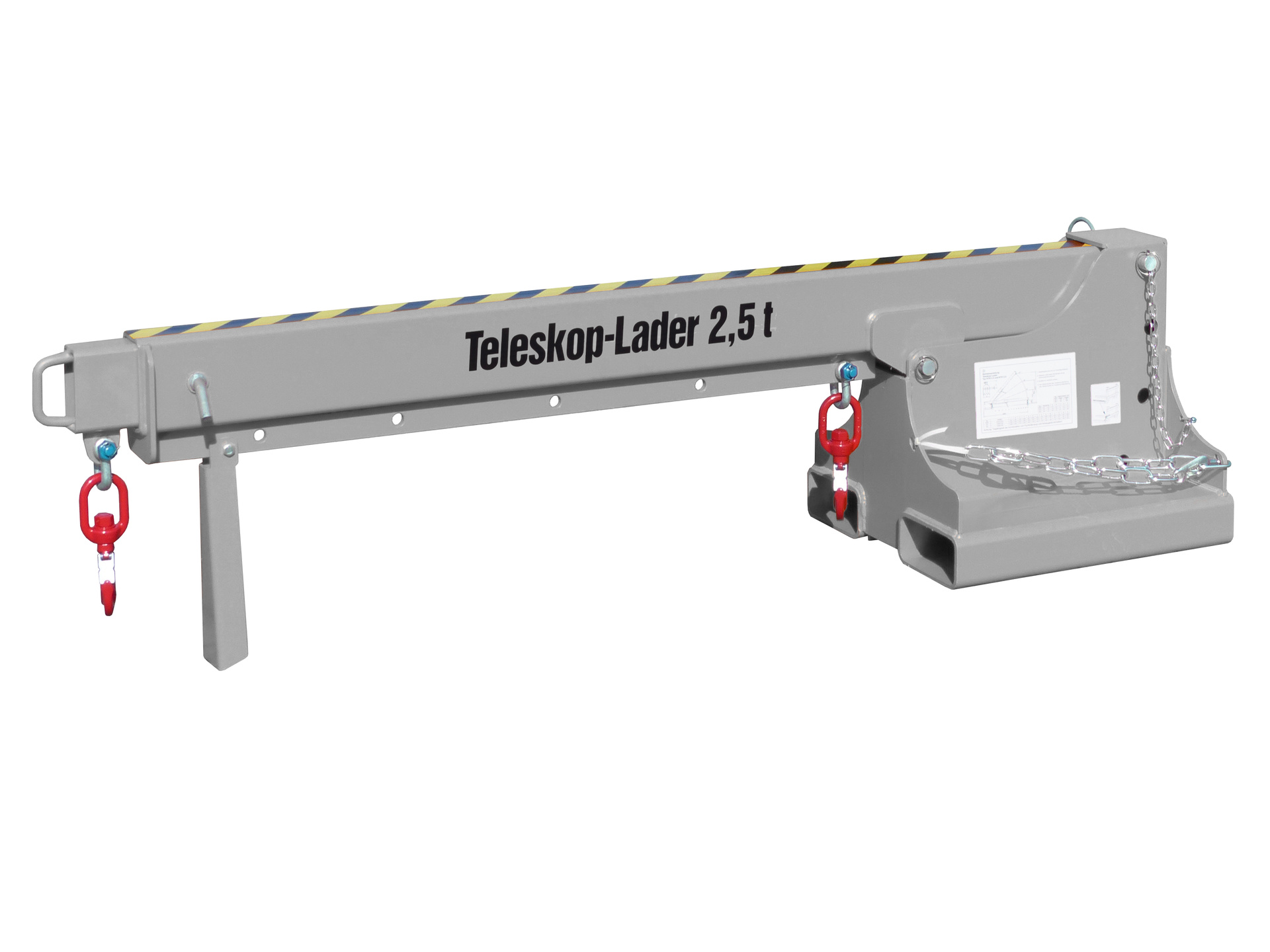 1 - Lastaufnahmemittel  Teleskop-Lader KTH 2,5, lackiert, RAL 7005 Mausgrau
