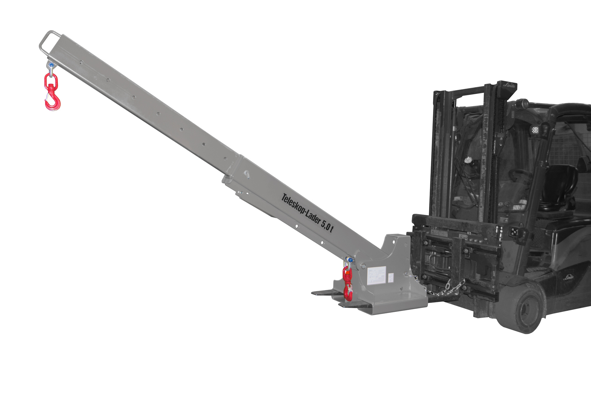 1 - Lastaufnahmemittel  Teleskop-Lader KTH 5,0, lackiert, RAL 7005 Mausgrau