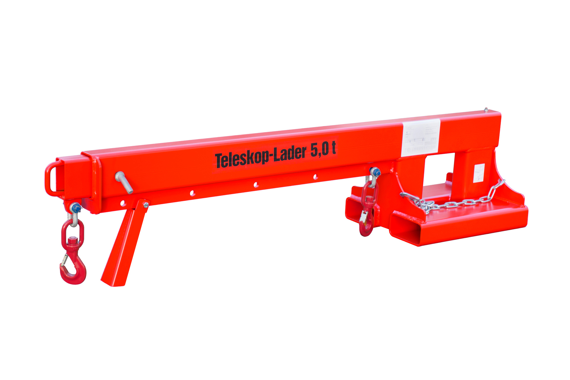 1 - Lastaufnahmemittel Teleskop-Lader KT 5,0, lackiert, RAL 3000 Feuerrot
