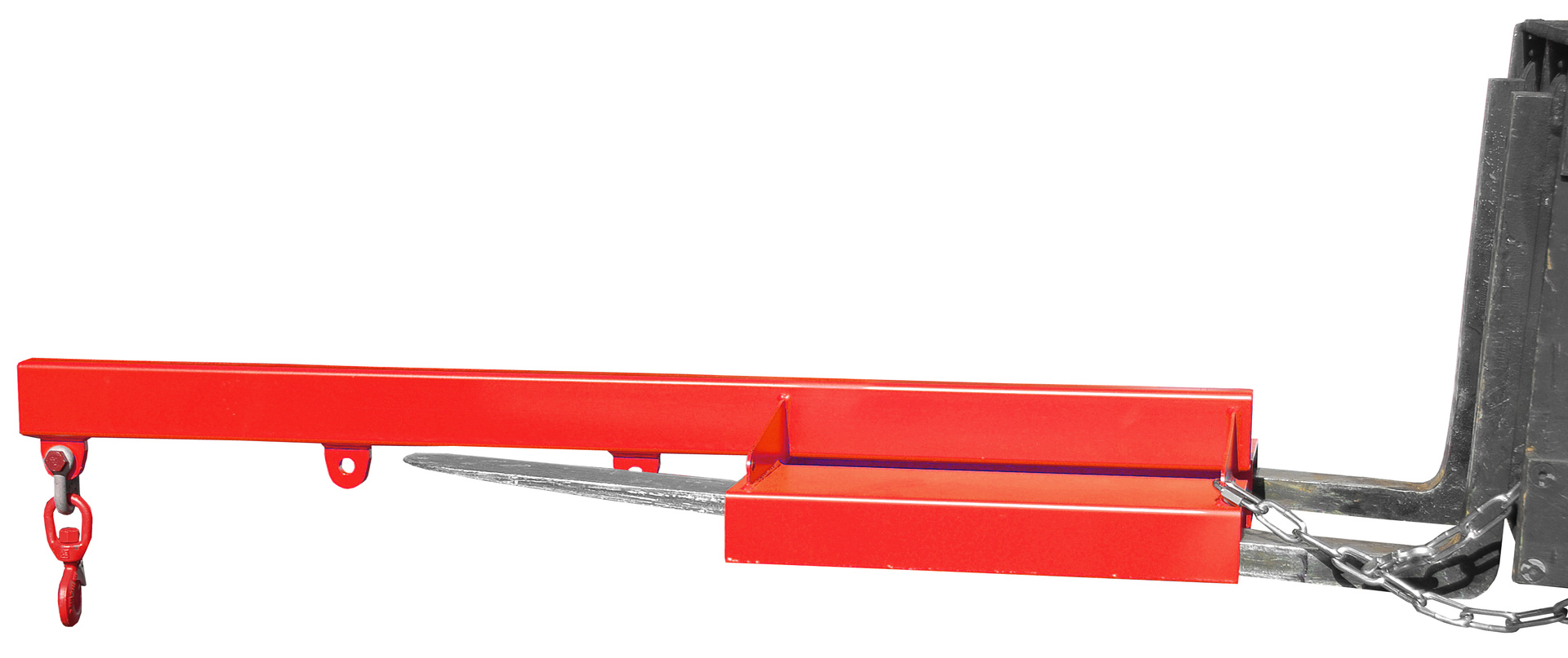 1 - Lastaufnahmemittel  Lastarm LA 1600-1,0, lackiert, RAL 3000 Feuerrot