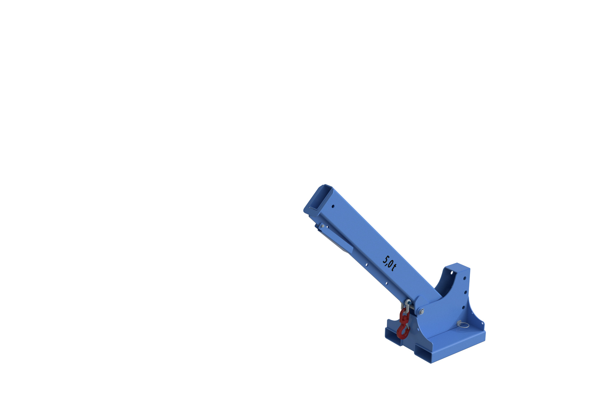 1 - Lastaufnahmemittel  Teleskop-Lader KTH-K 5,0, lackiert, RAL 5012 Lichtblau