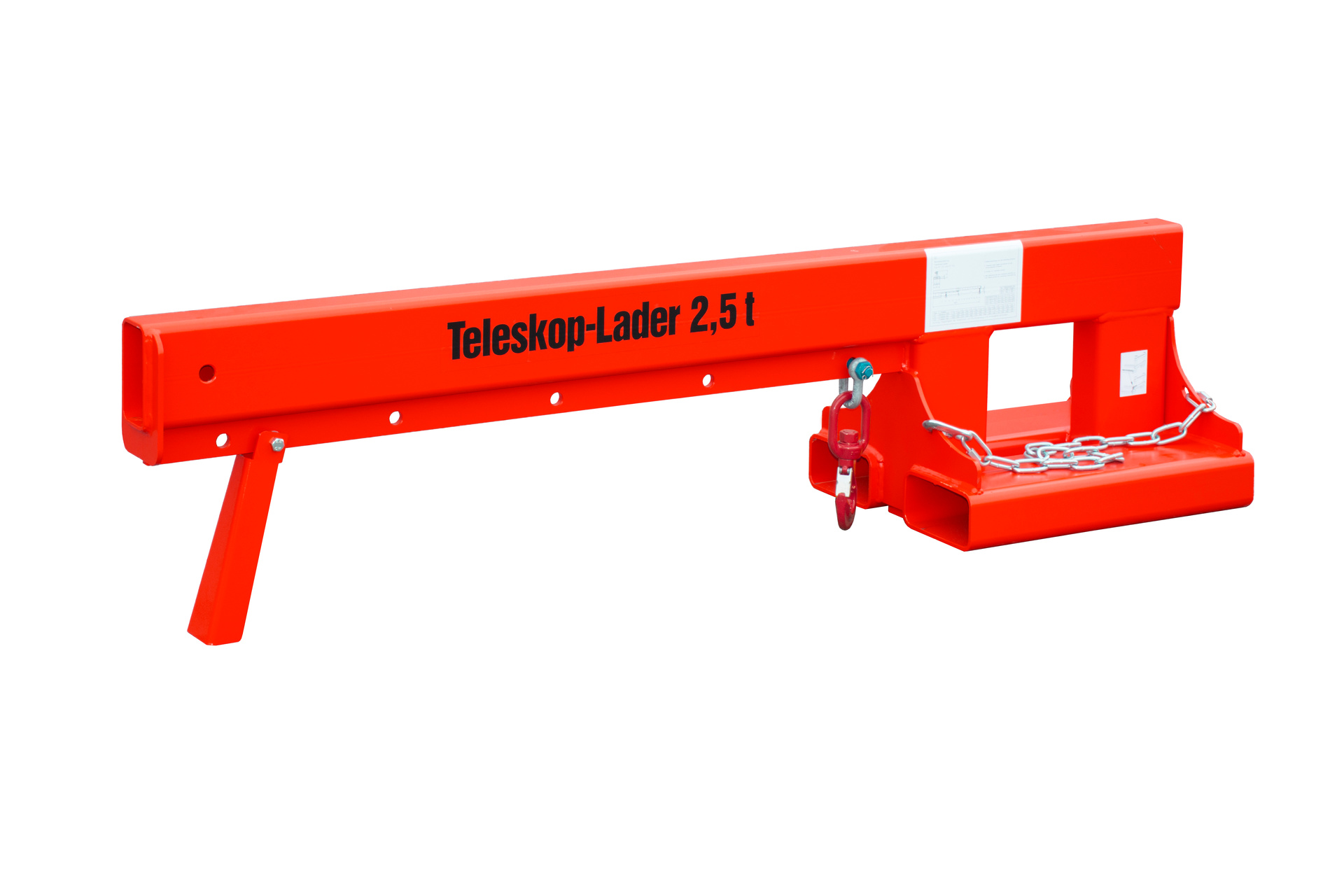 1 - Lastaufnahmemittel  Teleskop-Lader KT-K 2,5, lackiert, RAL 3000 Feuerrot