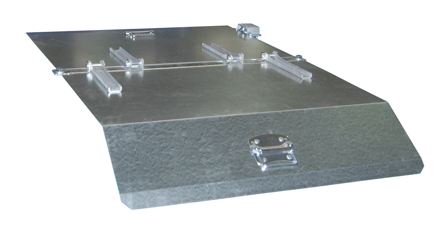 1 - Zubehör für Stapler-Anbaugeräte Deckel, verzinkt für Späne-Kippbehälter SKM 30/Kippbehälter BKM 30