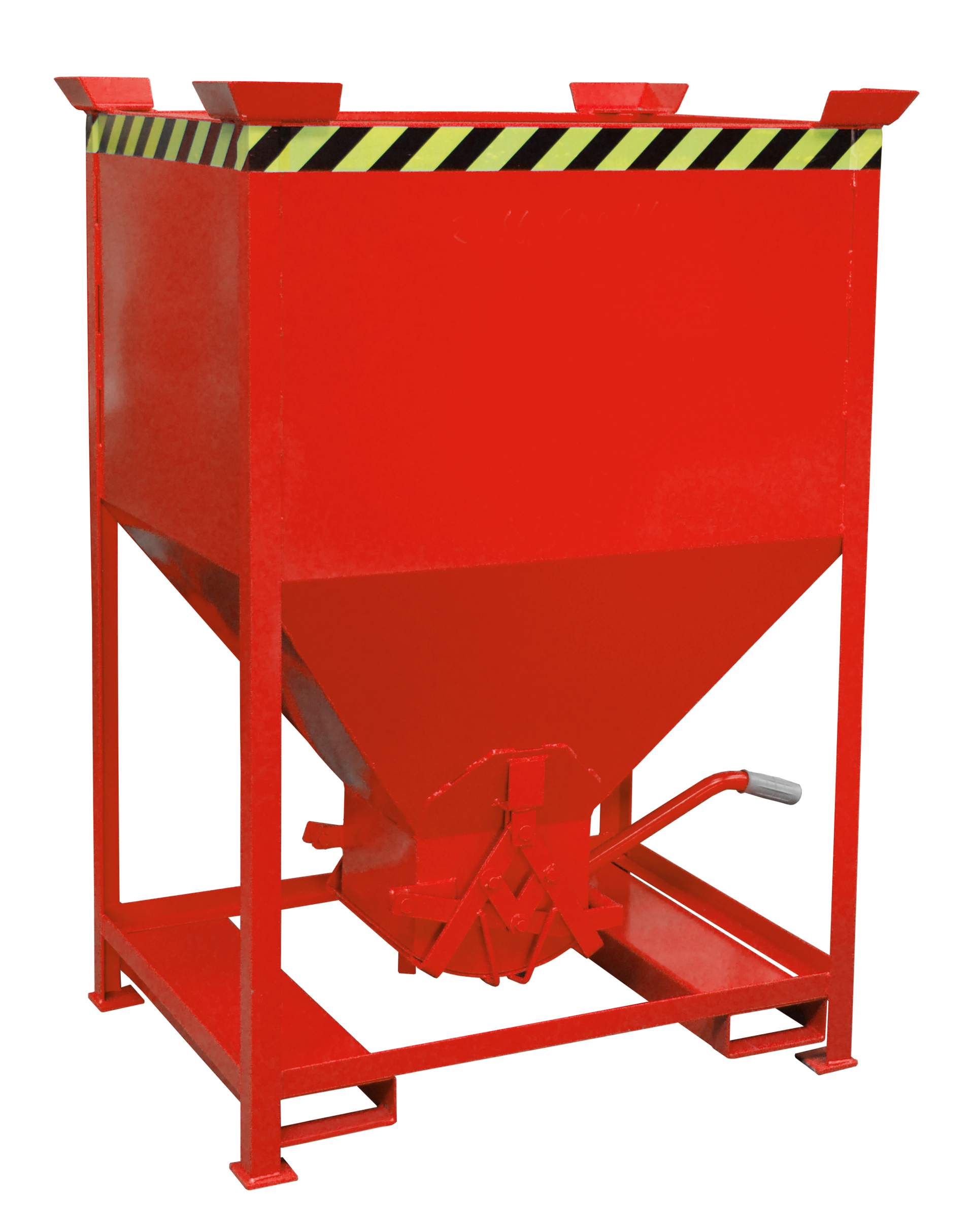 1 - Behälter  Silobehälter SG 600, lackiert, RAL 3000 Feuerrot