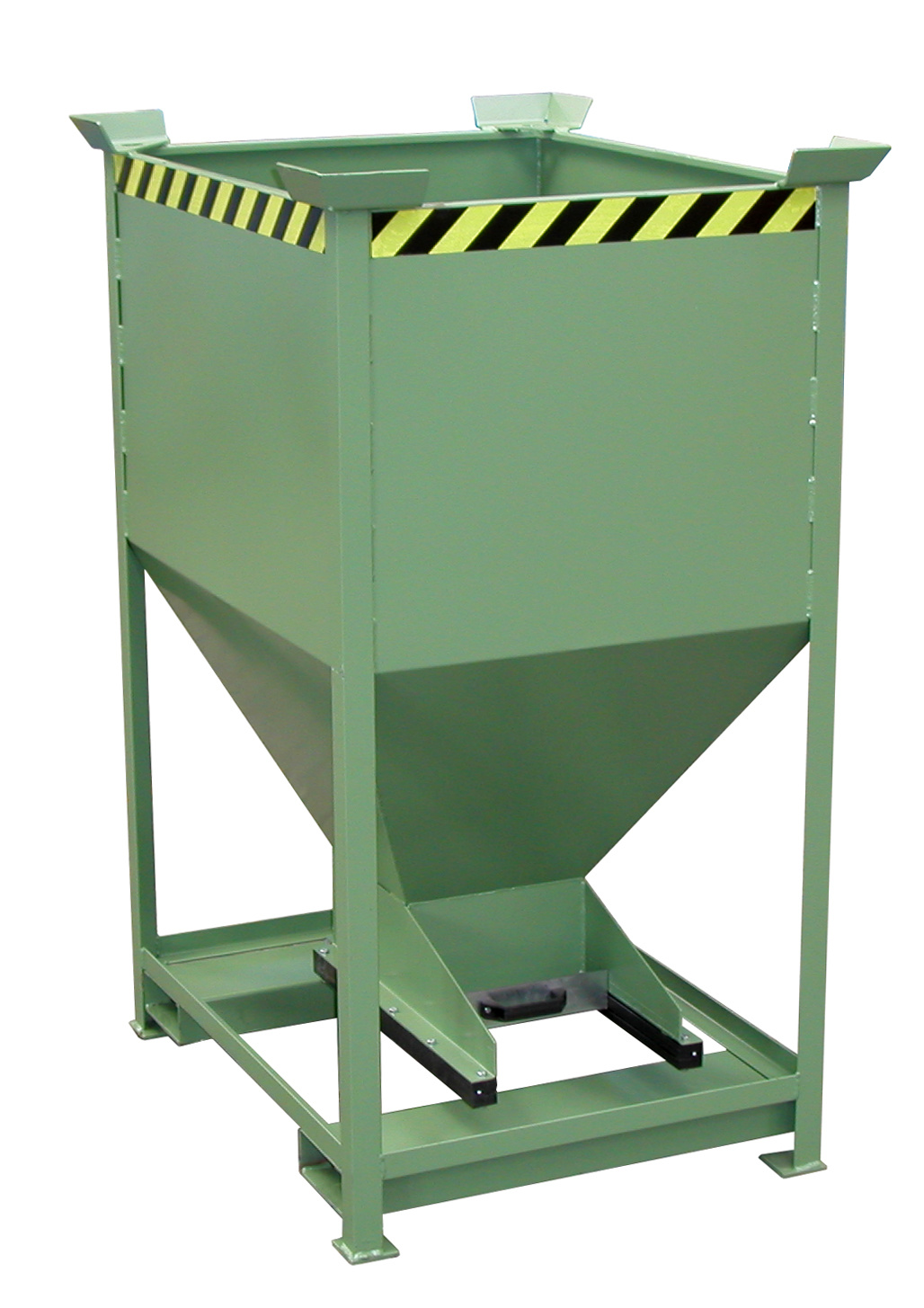 1 - Behälter  Silobehälter SG-D 600, lackiert, RAL 6011 Resedagrün