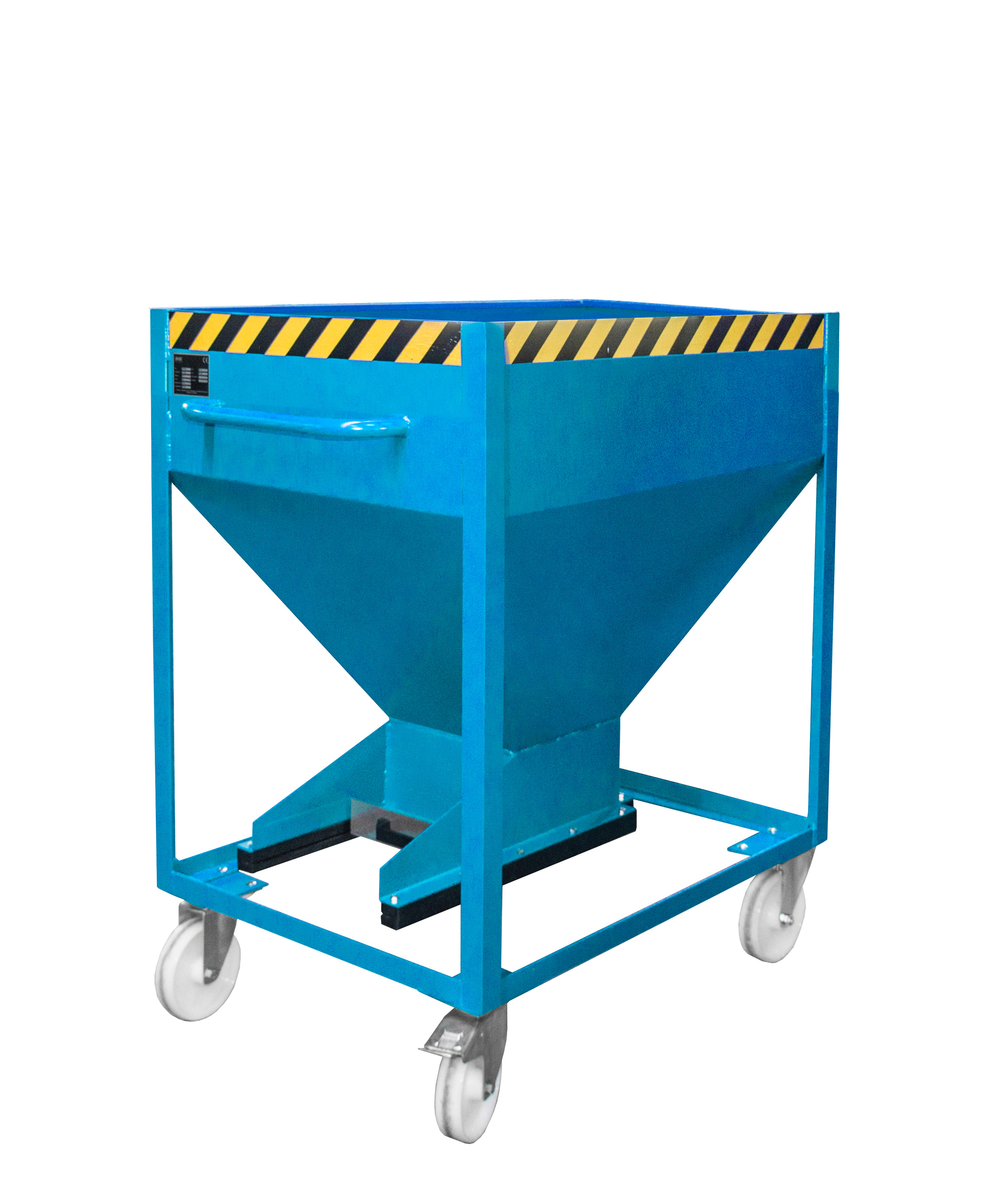 1 - Behälter Silobehälter SR-D 375, lackiert, RAL 5012 Lichtblau
