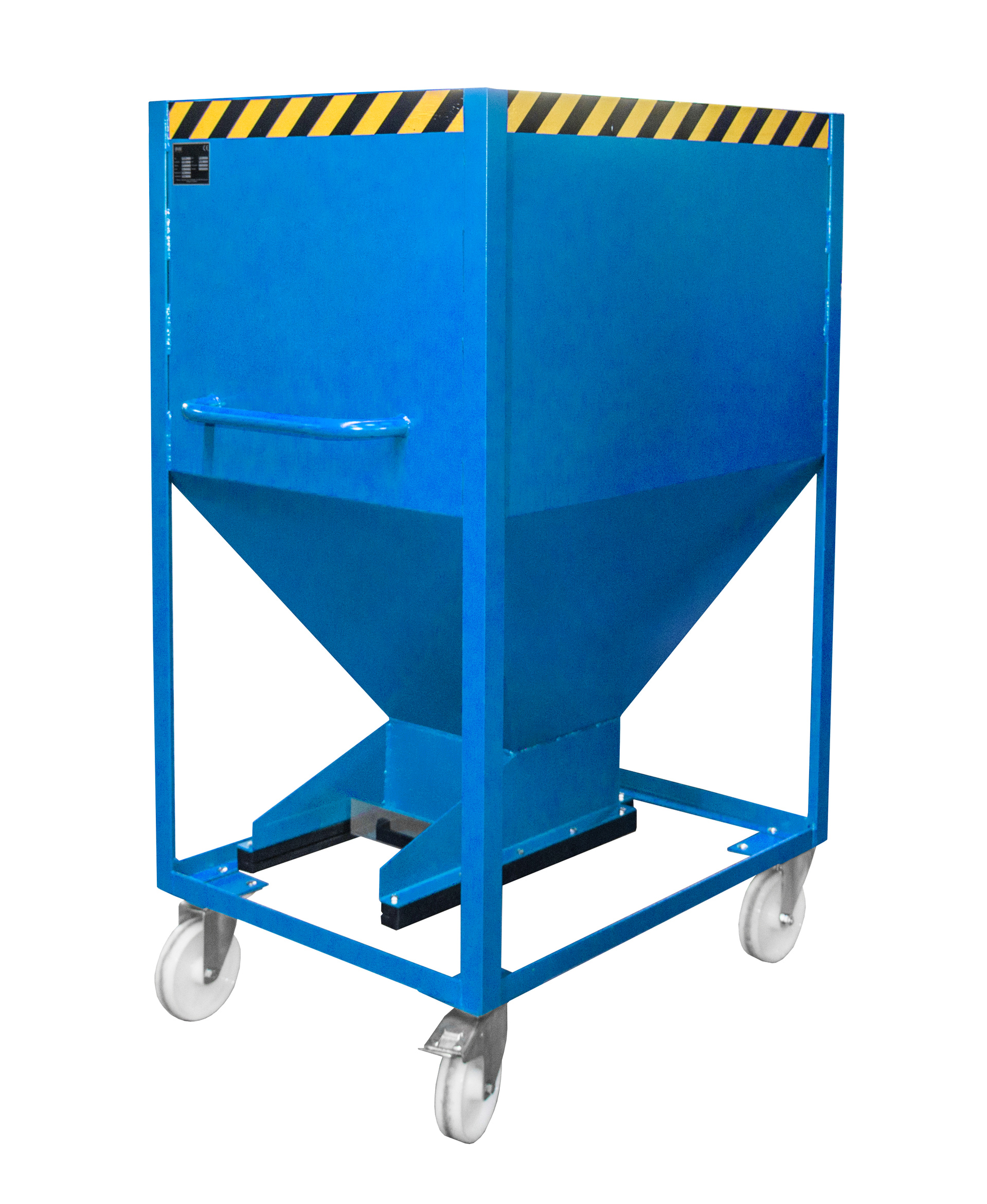 1 - Behälter Silobehälter SR-D 600, lackiert, RAL 5012 Lichtblau