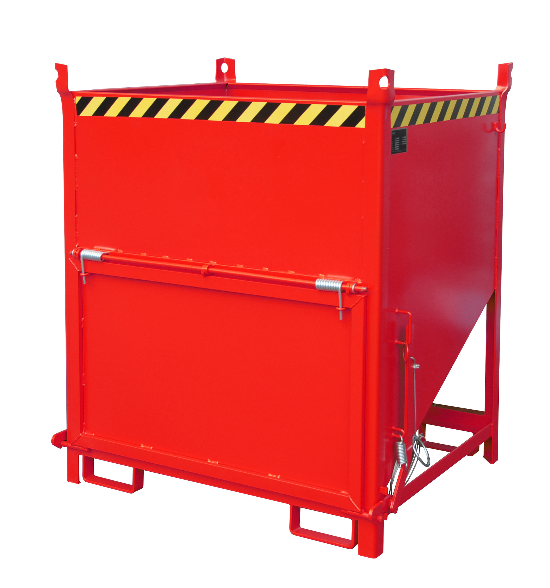 1 - Behälter Silobehälter SGK 100, 1 m³, lackiert, RAL 3000 Feuerrot
