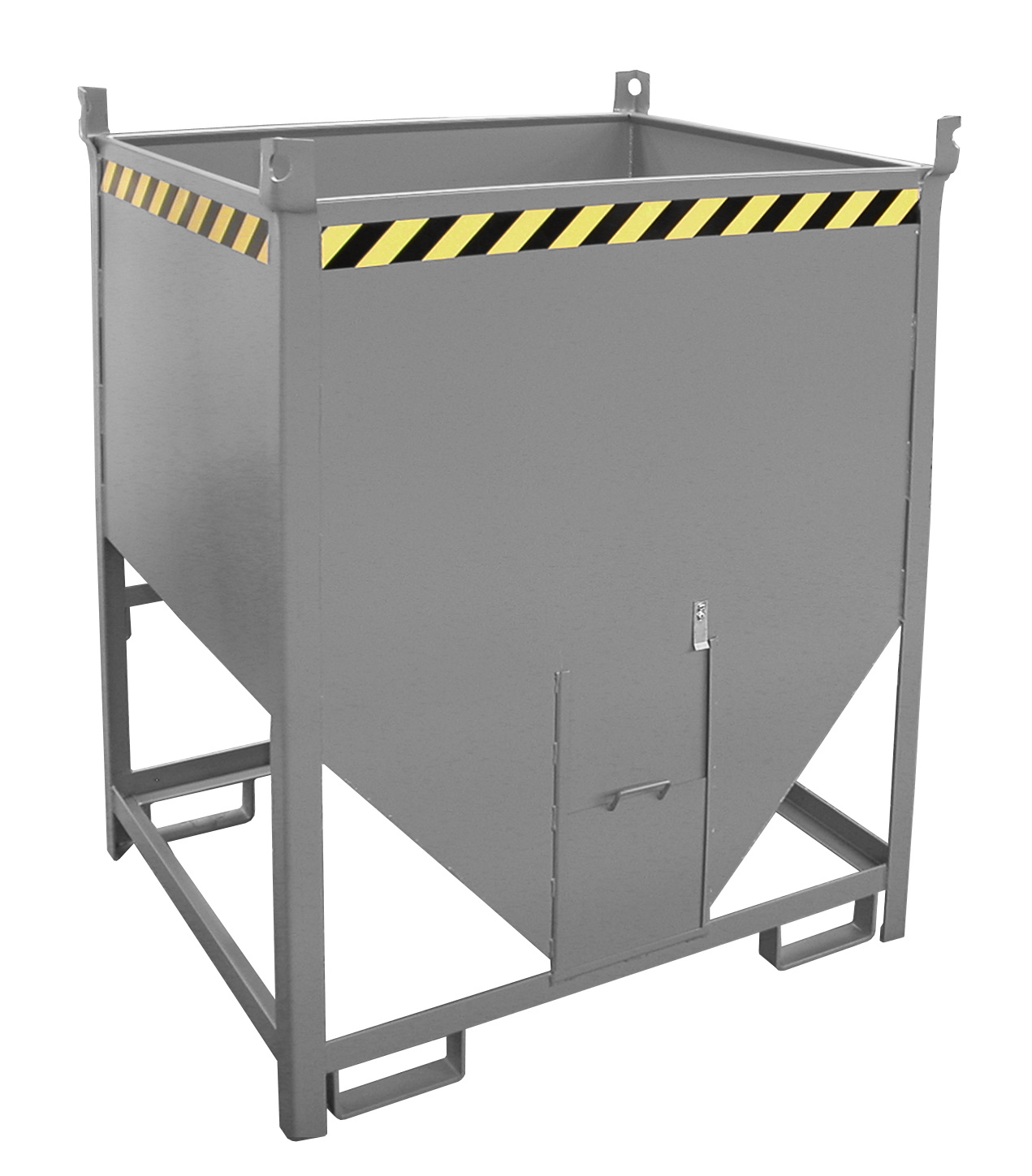 1 - Behälter Silobehälter SGS 100, 1 m³, lackiert, RAL 7005 Mausgrau