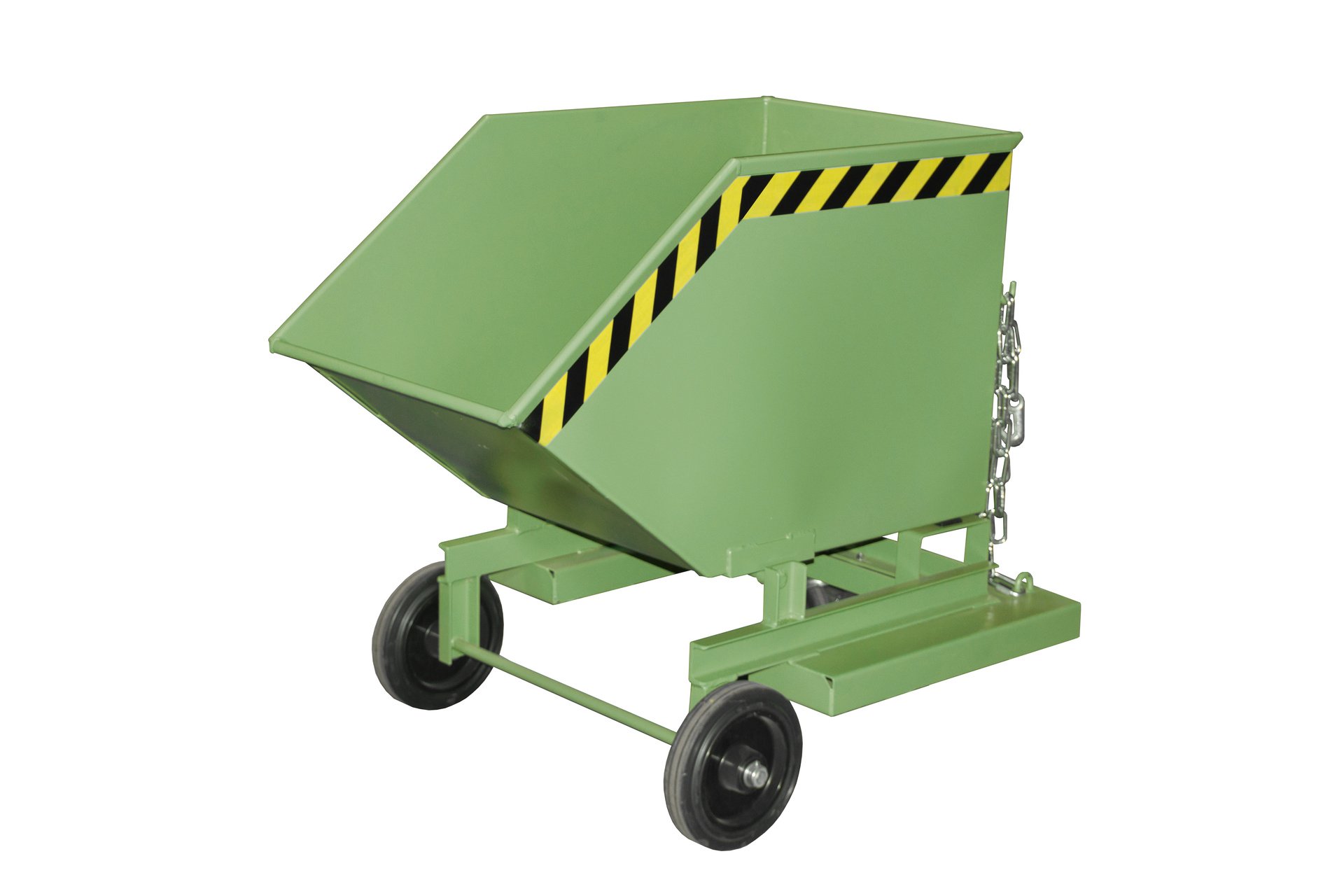 1 - Kipper Kastenwagen KW-ET 250, 250 l, lackiert, RAL 6011 Resedagrün