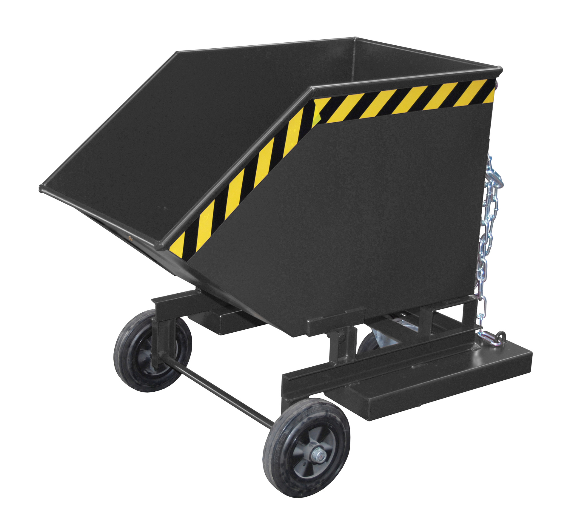 1 - Kipper Kastenwagen KW-ET 250, 250 l, lackiert, RAL 7021 Schwarzgrau