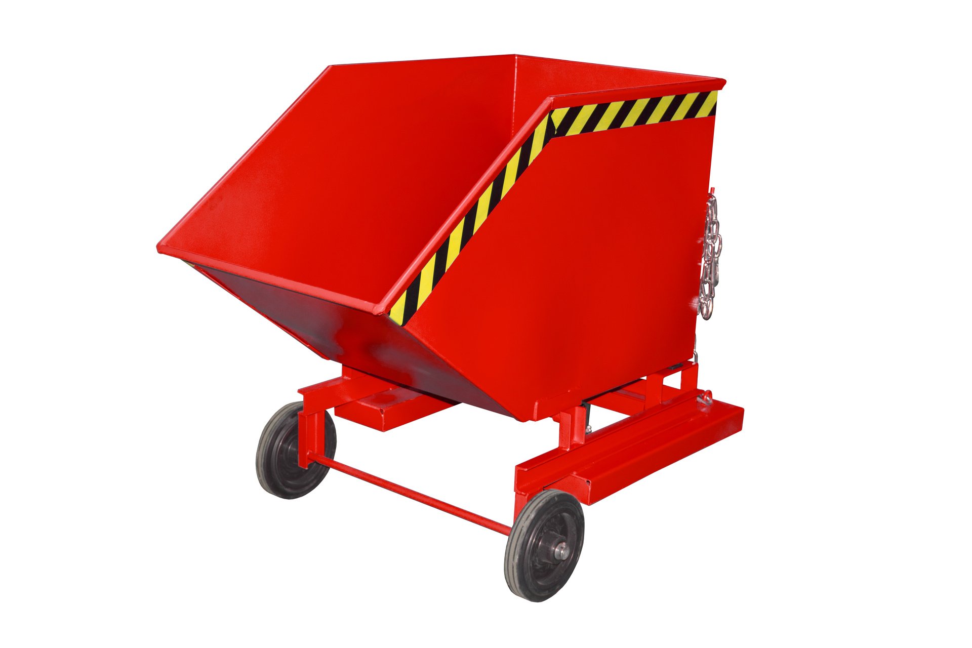 1 - Kipper  Kastenwagen KW-ET 400, 400 l, lackiert, RAL 3000 Feuerrot