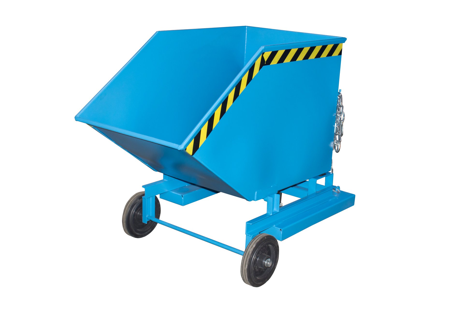 1 - Kipper  Kastenwagen KW-ET 400, 400 l, lackiert, RAL 5012 Lichtblau