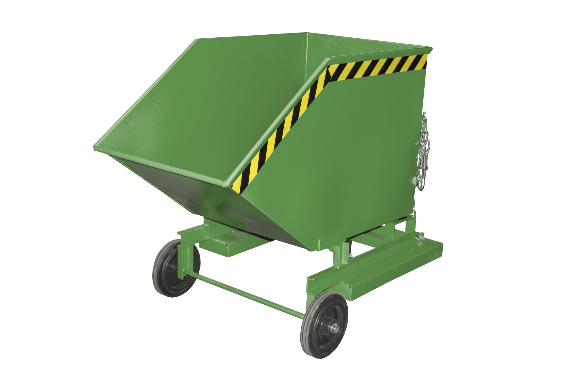 1 - Kipper  Kastenwagen KW-ET 400, 400 l, lackiert, RAL 6011 Resedagrün