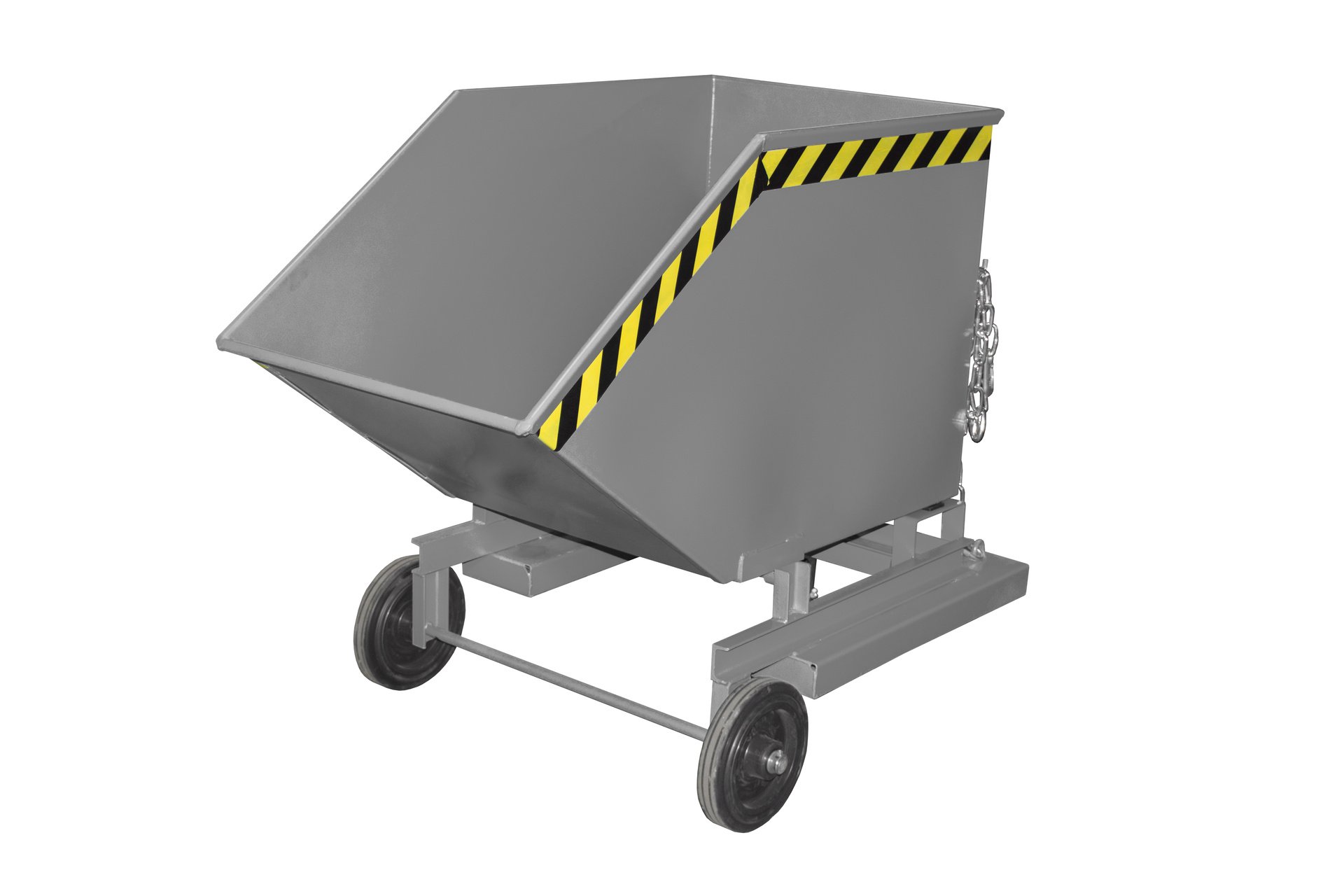 1 - Kipper Kastenwagen KW-ET 400, 400 l, lackiert, RAL 7005 Mausgrau