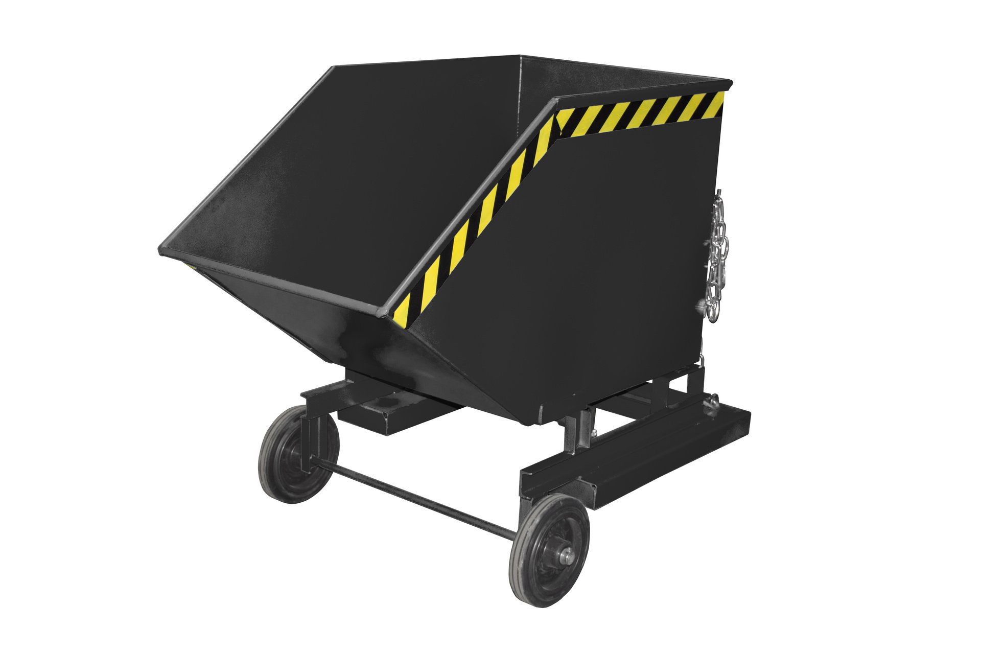1 - Kipper Kastenwagen KW-ET 400, 400 l, lackiert, RAL 7021 Schwarzgrau