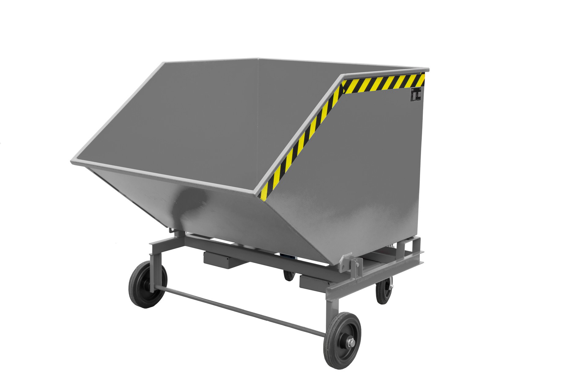 1 - Kipper  Kastenwagen KW-ET 1000, 1.000 l, lackiert, RAL 7005 Mausgrau