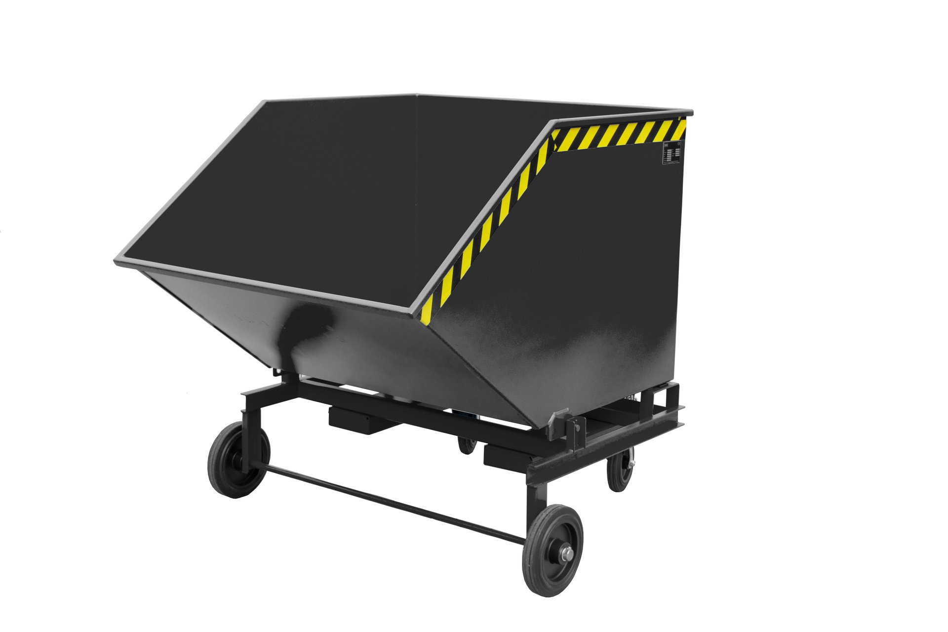 1 - Kipper  Kastenwagen KW-ET 1000, 1.000 l, lackiert, RAL 7021 Schwarzgrau