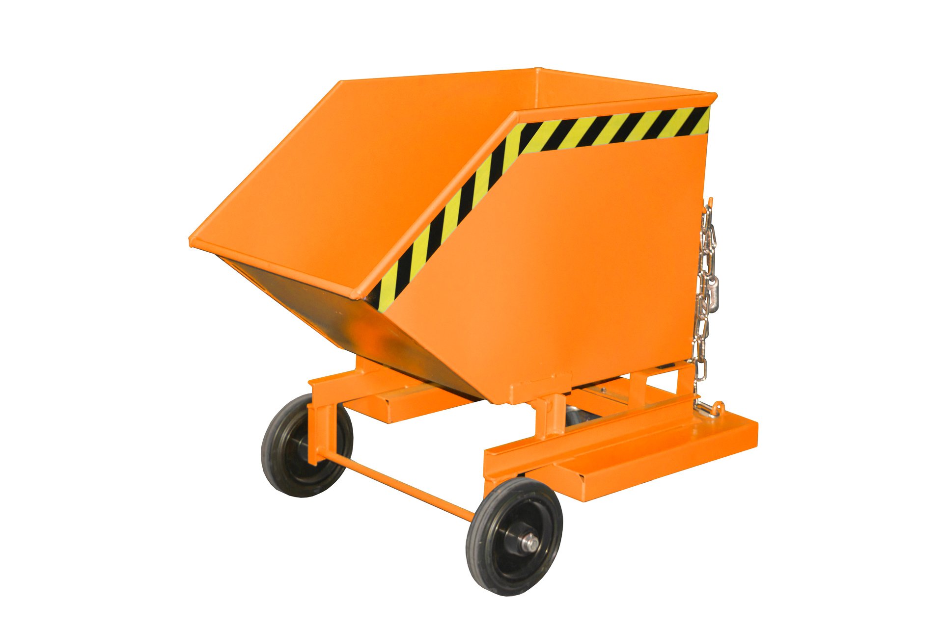 1 - Kipper Späne-Kastenwagen SKW-ET 250, 250 l, lackiert, RAL 2000 Gelborange