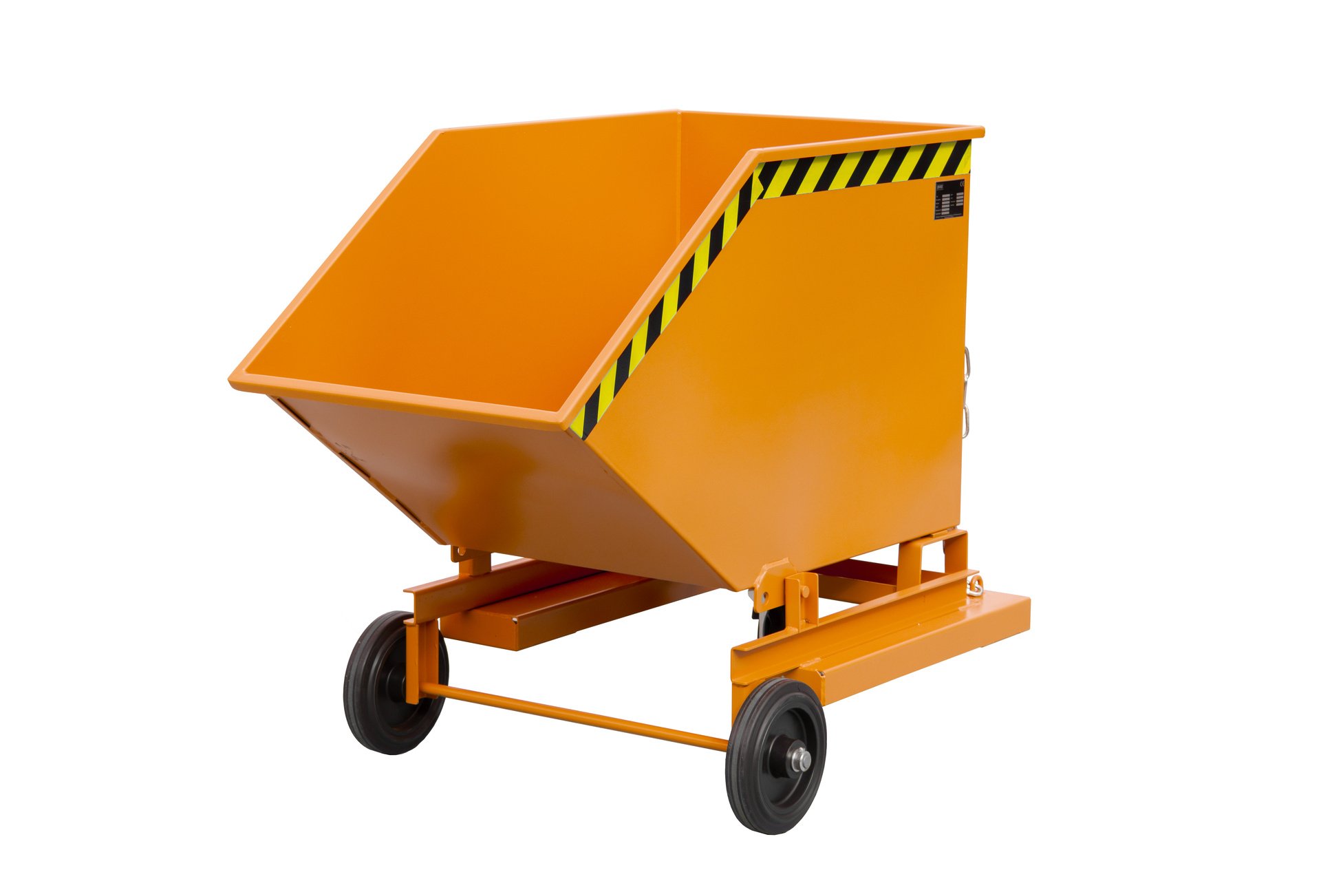 1 - Kipper  Späne-Kastenwagen SKW-ET 400, 400 l, lackiert, RAL 2000 Gelborange