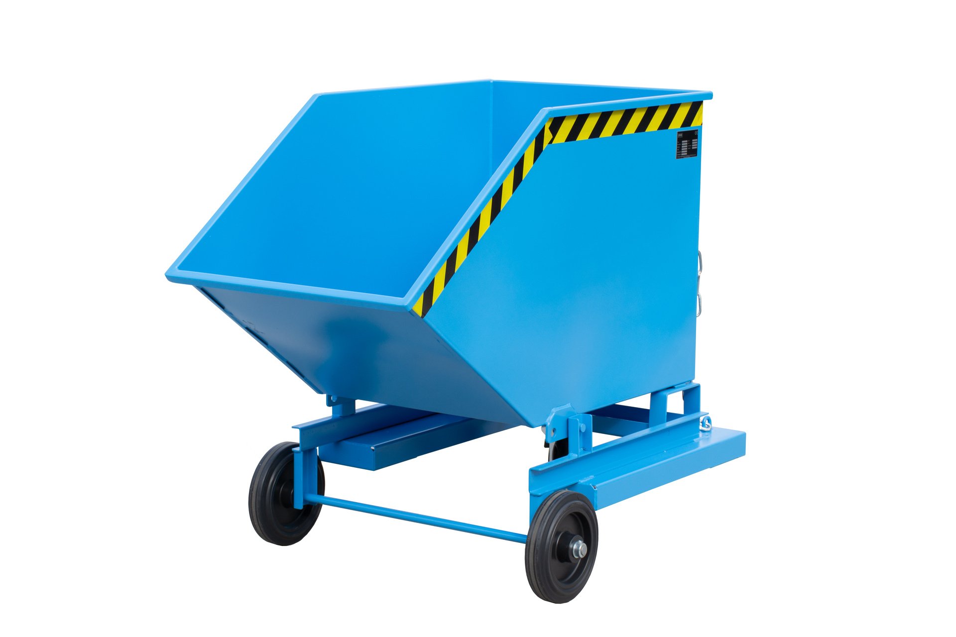 1 - Kipper Späne-Kastenwagen SKW-ET 400, 400 l, lackiert, RAL 5012 Lichtblau