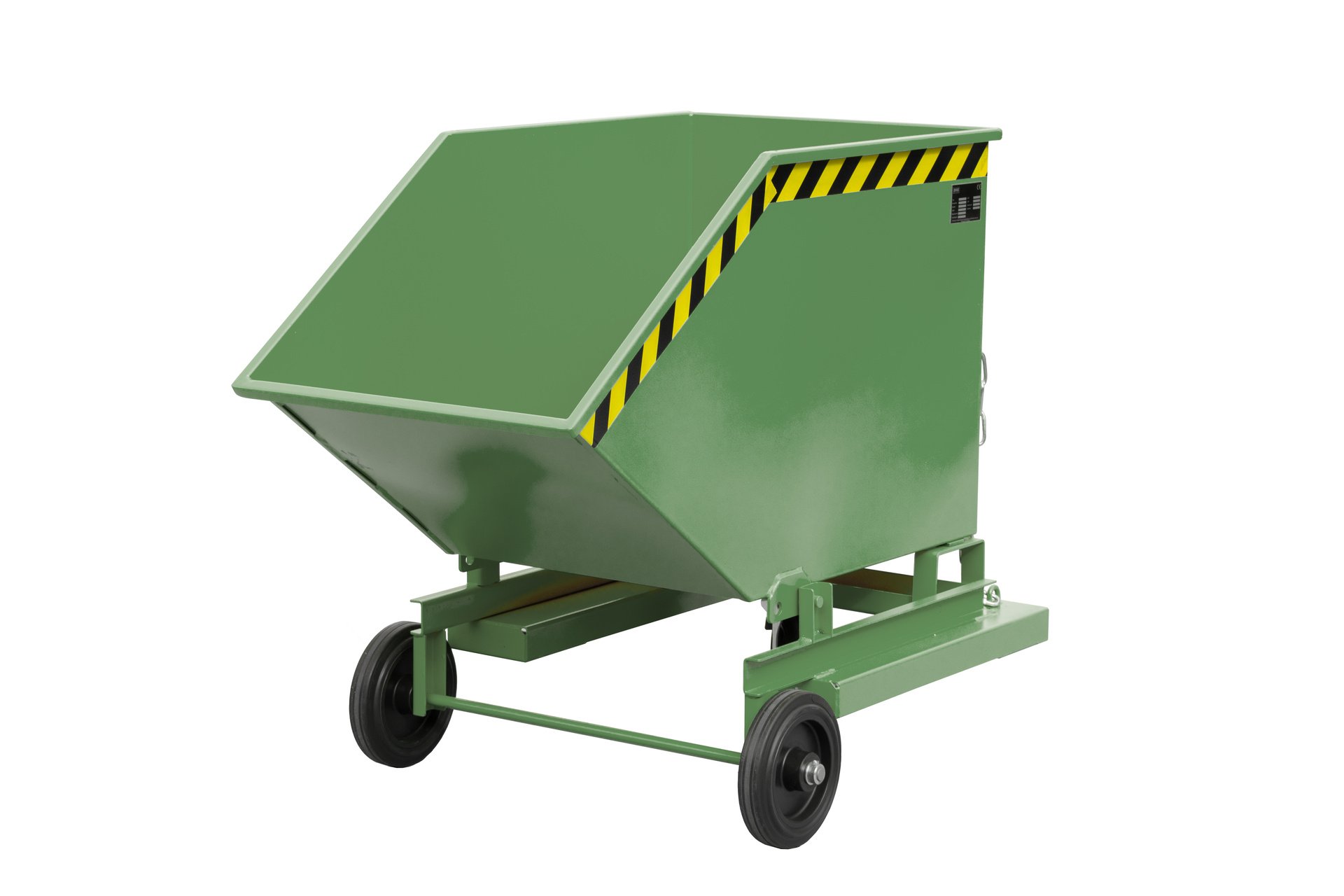 1 - Kipper Späne-Kastenwagen SKW-ET 400, 400 l, lackiert, RAL 6011 Resedagrün