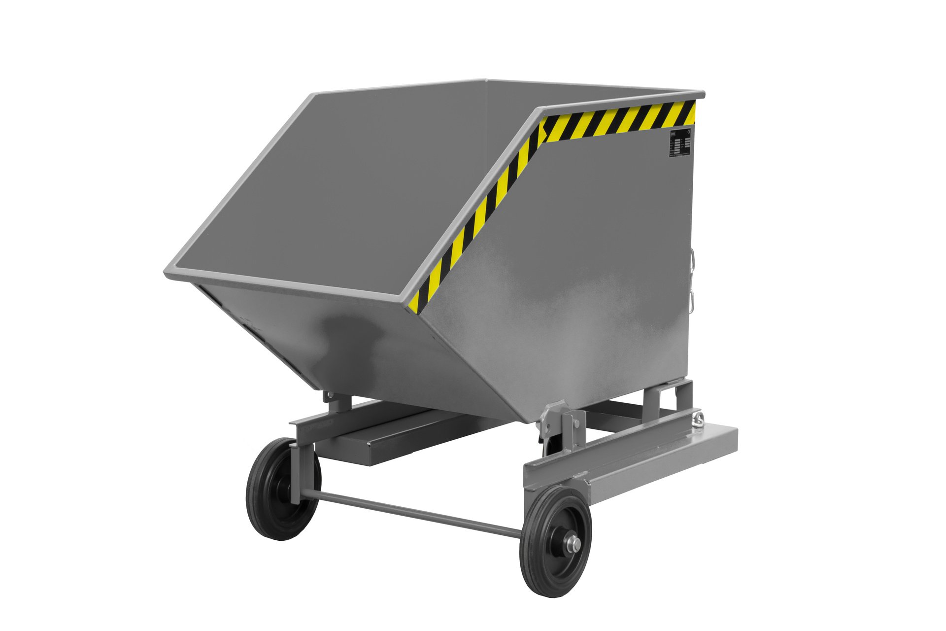 1 - Kipper Späne-Kastenwagen SKW-ET 400, 400 l, lackiert, RAL 7005 Mausgrau