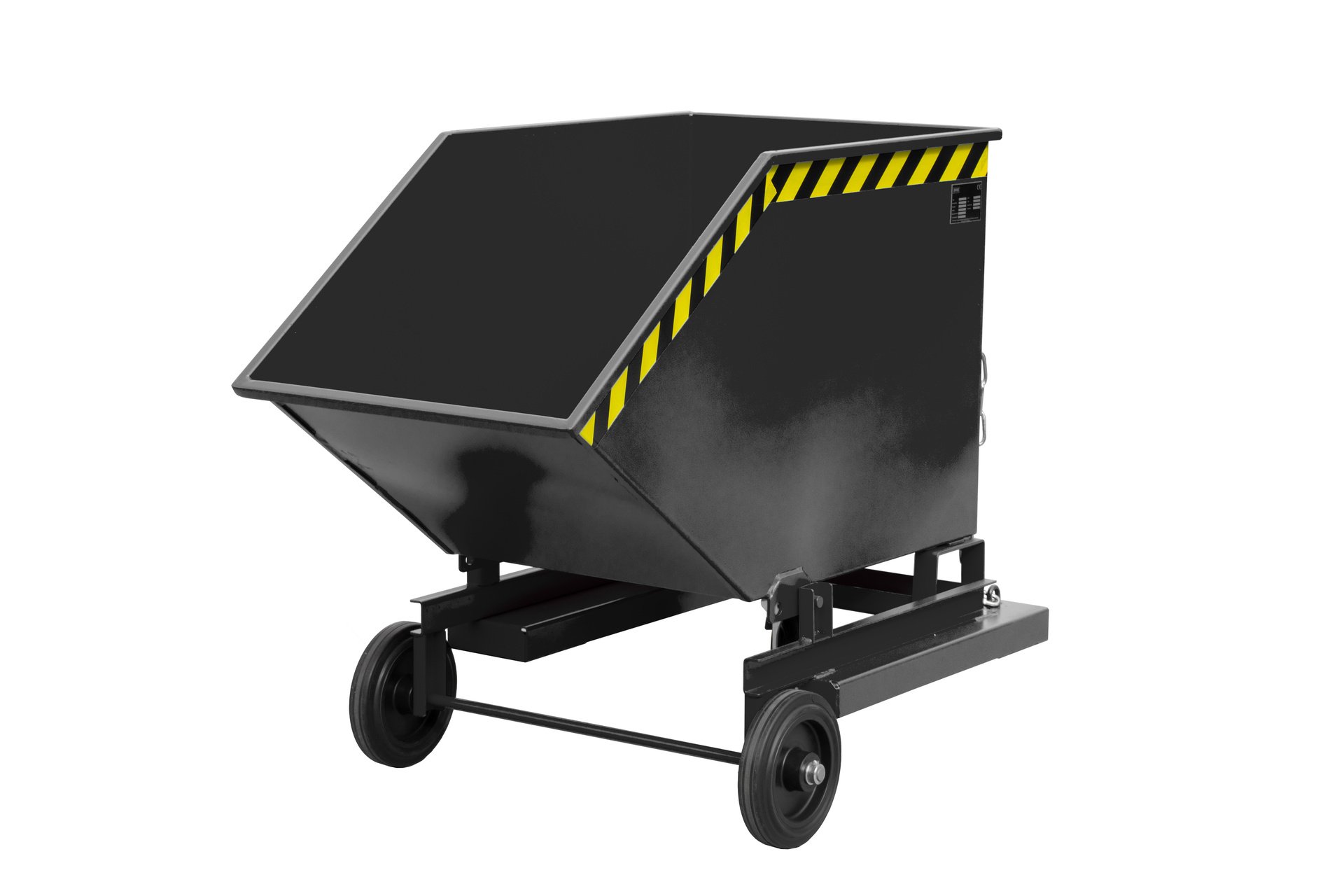 1 - Kipper Späne-Kastenwagen SKW-ET 400, 400 l, lackiert, RAL 7021 Schwarzgrau