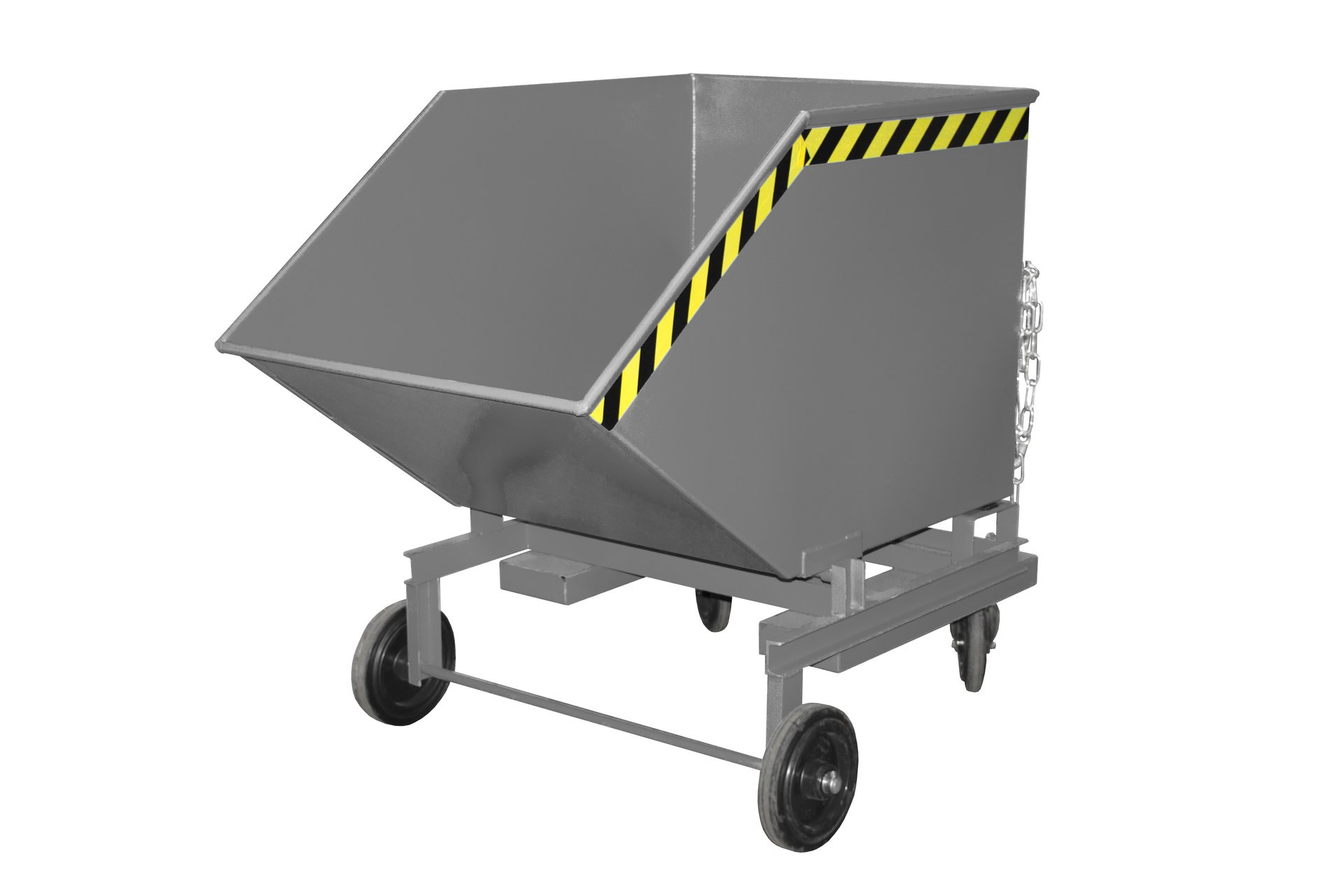1 - Kipper Späne-Kastenwagen SKW-ET 600, 600 l, lackiert, RAL 7005 Mausgrau