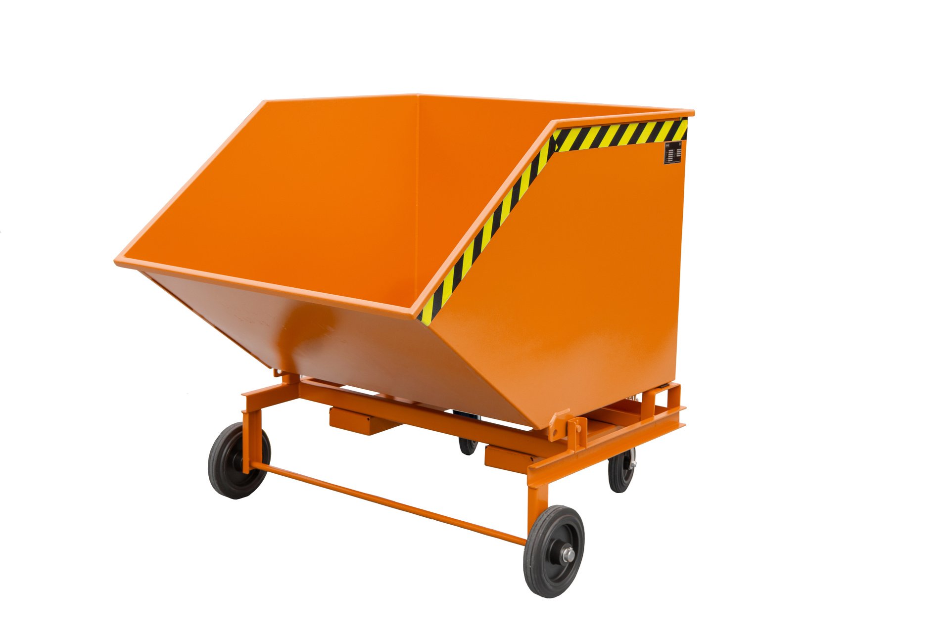 1 - Kipper  Späne-Kastenwagen SKW-ET 1000, 1.000 l, lackiert, RAL 2000 Gelborange