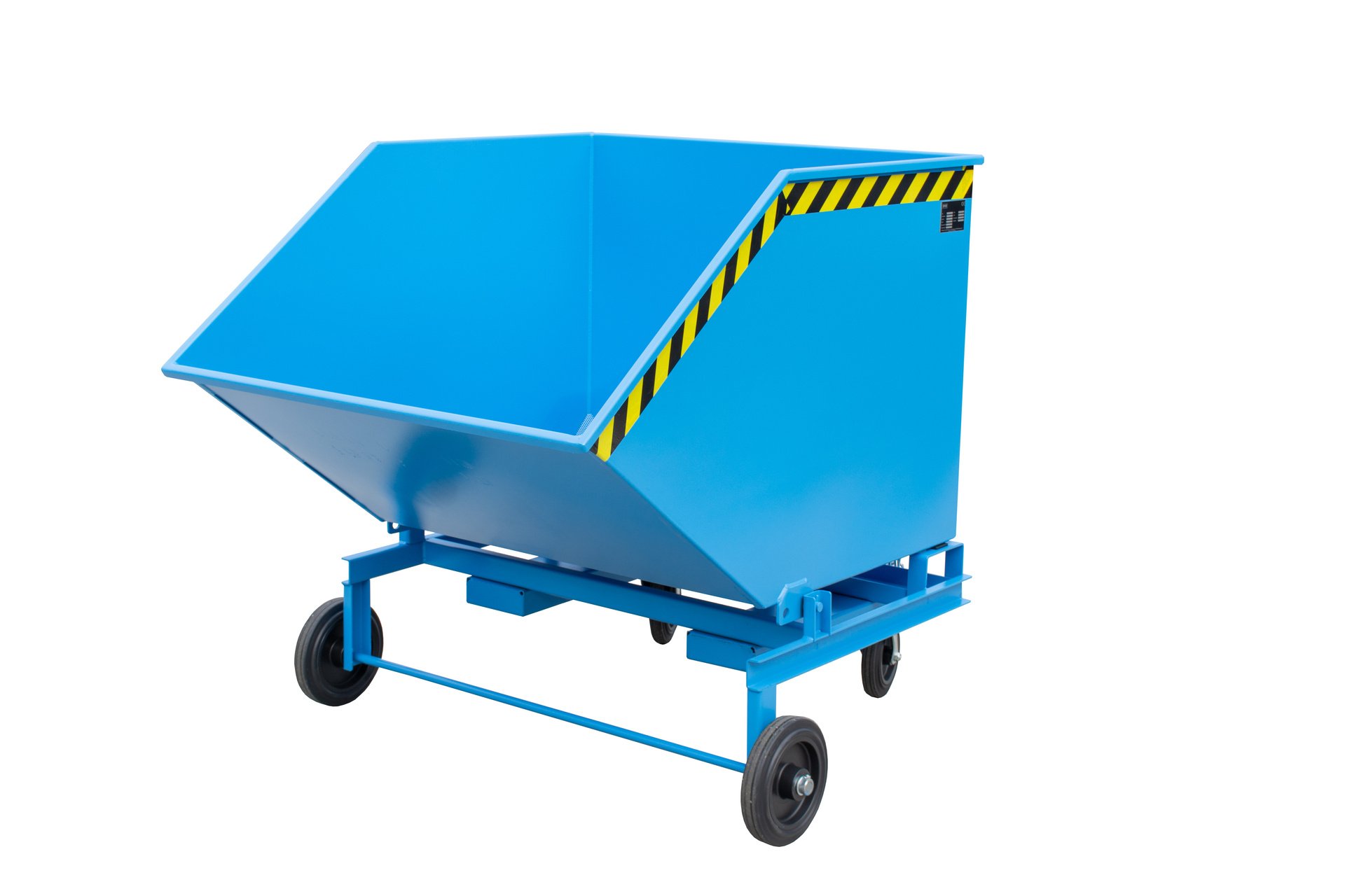 1 - Kipper Späne-Kastenwagen SKW-ET 1000, 1.000 l, lackiert, RAL 5012 Lichtblau