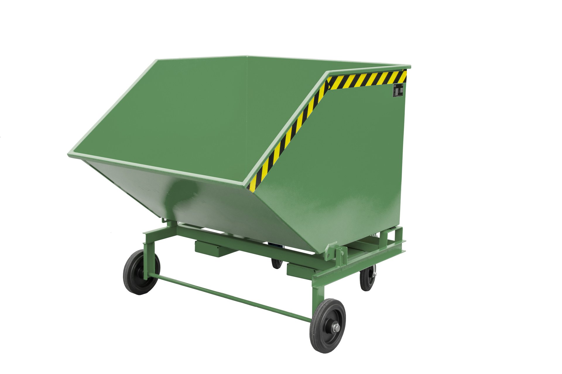 1 - Kipper Späne-Kastenwagen SKW-ET 1000, 1.000 l, lackiert, RAL 6011 Resedagrün