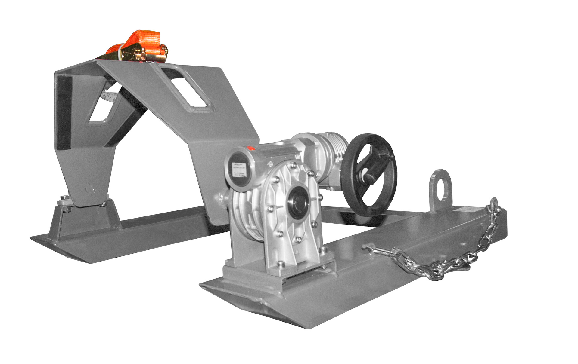 1 - Fass-Handling für Stapler-Anbaugeräte Fasskipper FLEX-HK, lackiert, RAL 7005 Mausgrau