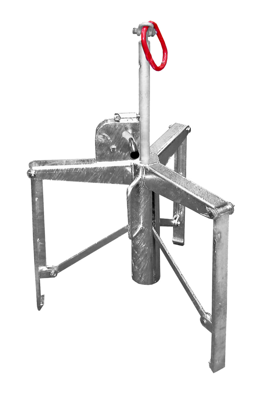 1 - Fass-Handling für Stapler-Anbaugeräte  Fassgreifer 3P, feuerverzinkt