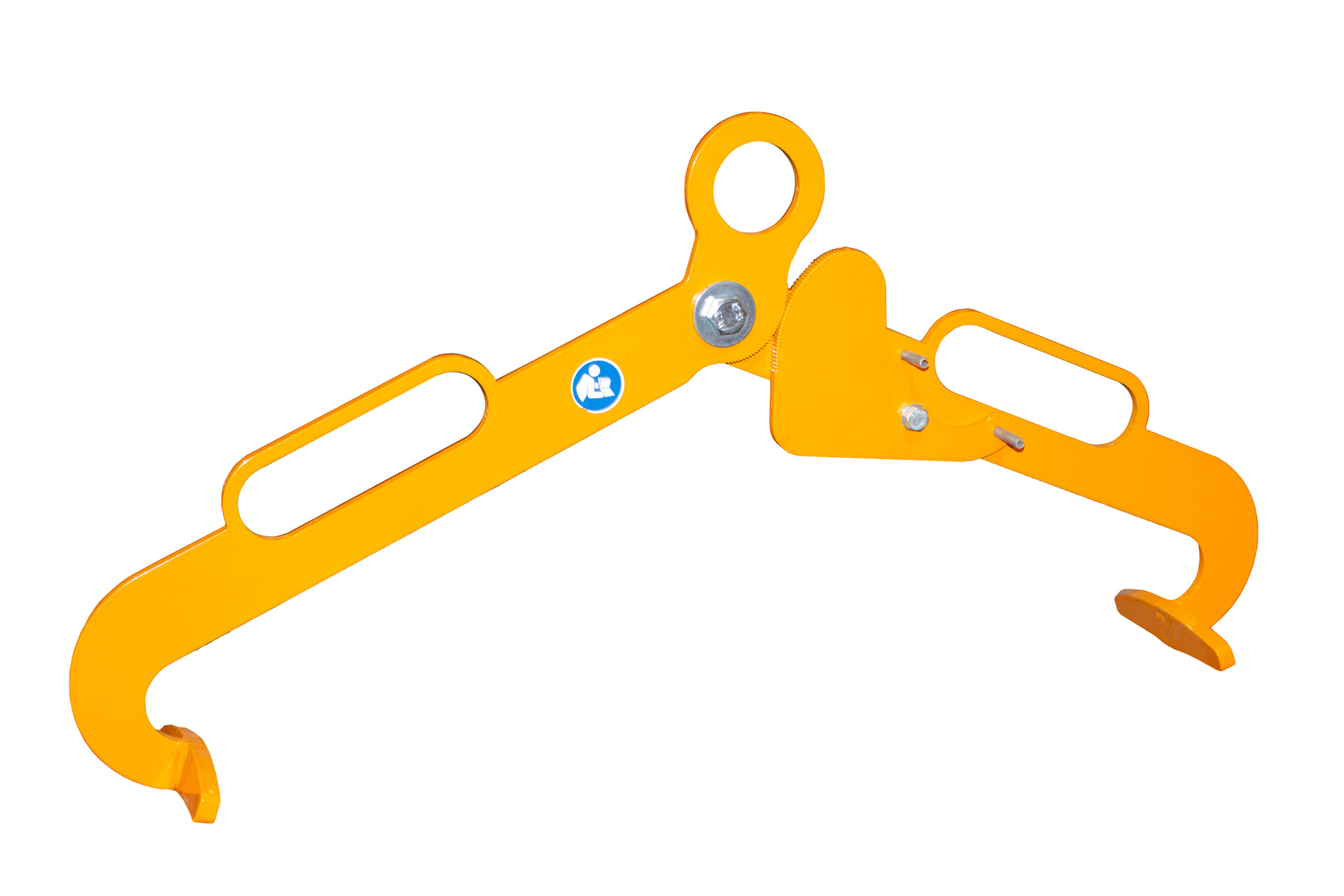 Fass-Handling für Stapler-Anbaugeräte Scherengreifer LG 60, lackiert, RAL 2000 Gelborange