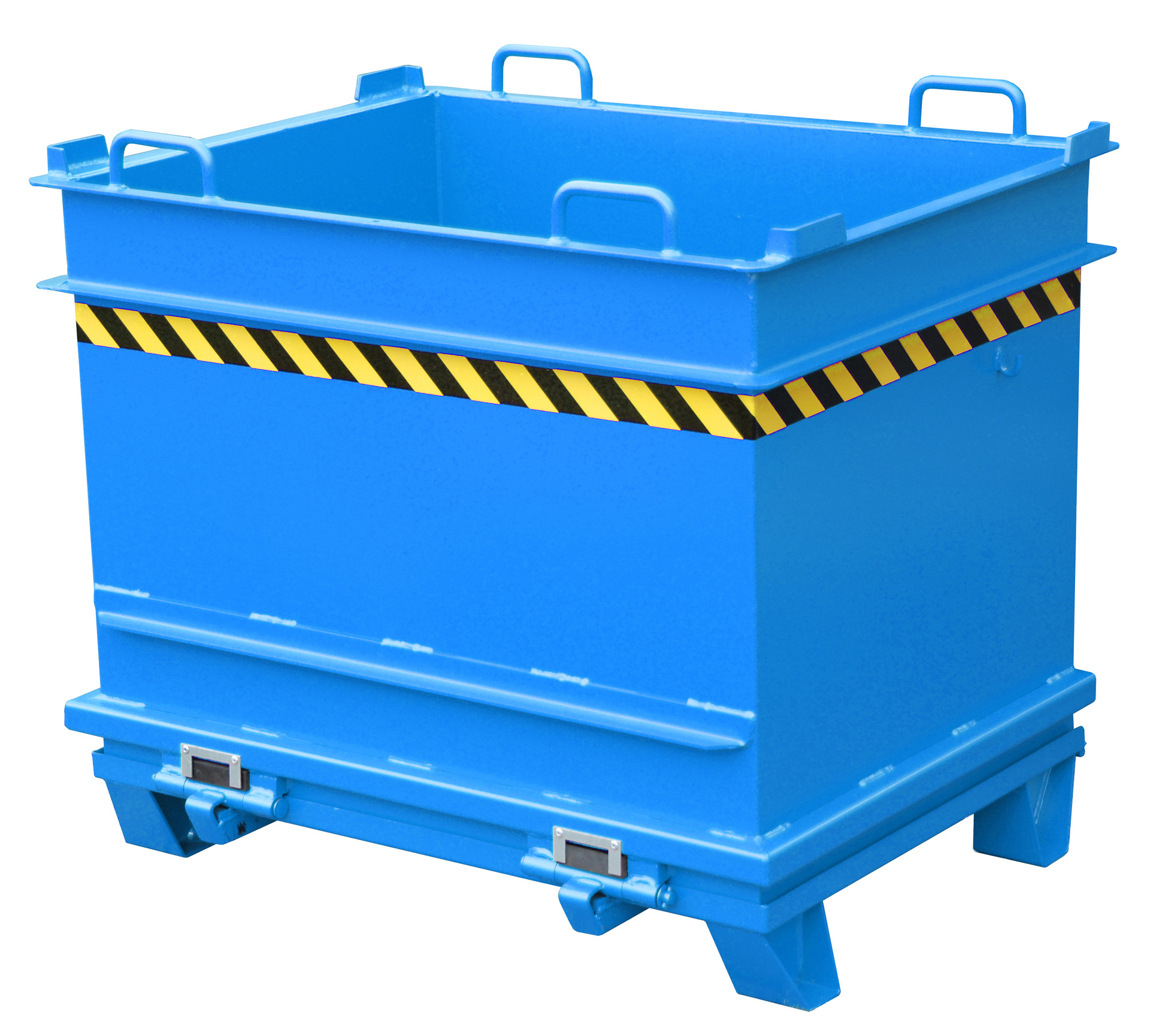 1 - Container  Baustoffcontainer BC 1000, 1 m³, lackiert, RAL 5012 Lichtblau