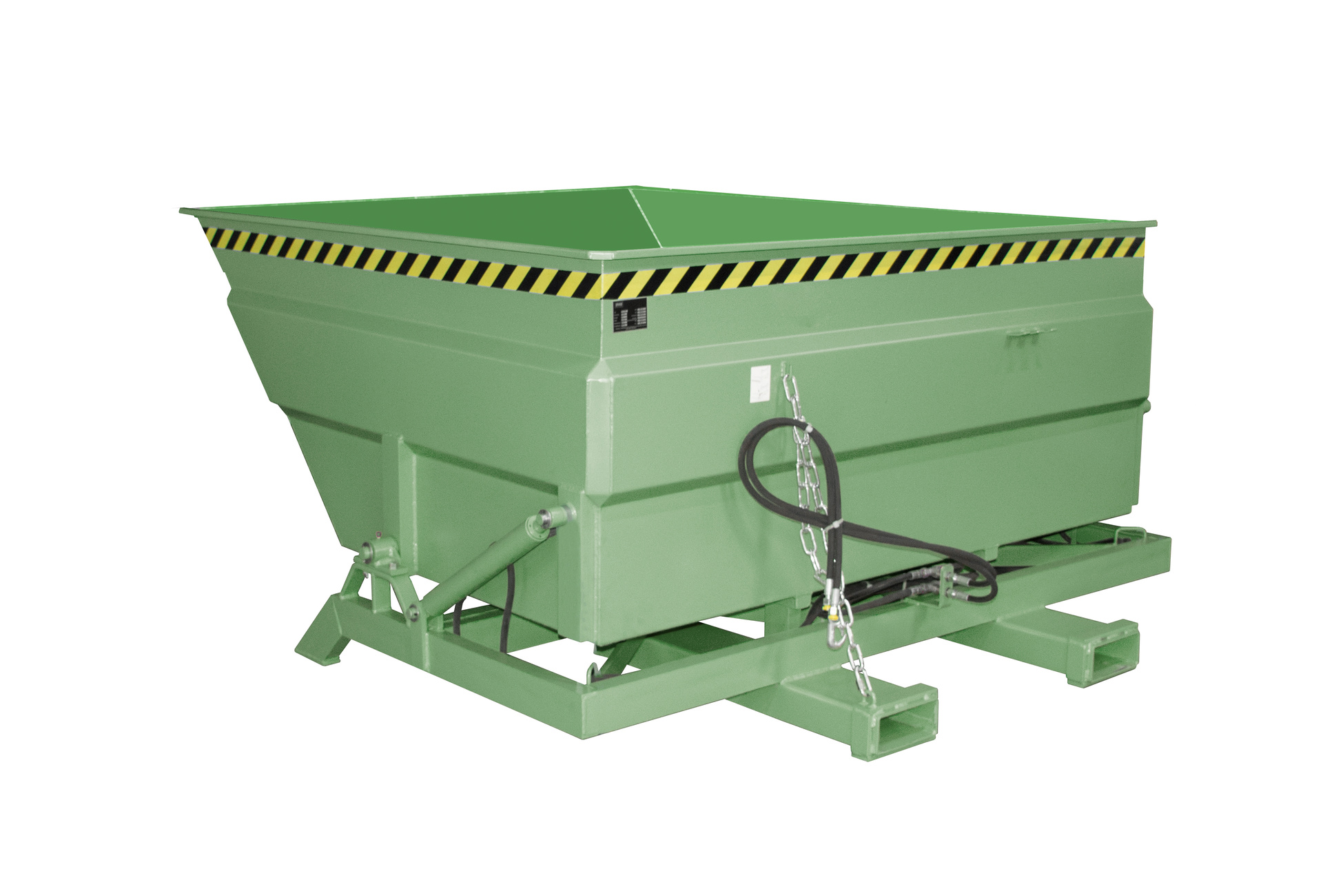 Behälter Kippbehälter BKC-H 200, 2 m³, lackiert, RAL 6011 Resedagrün