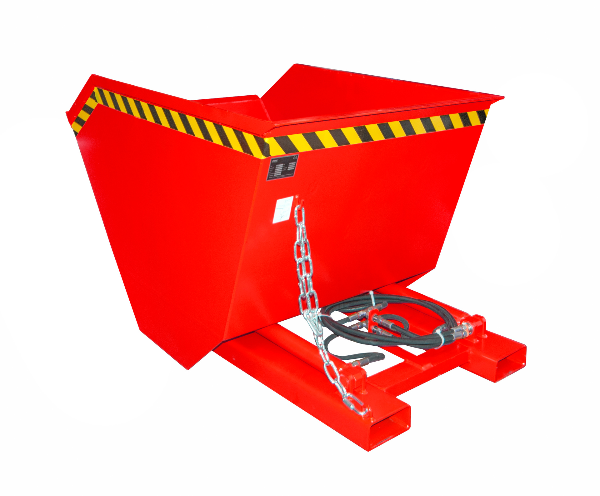 1 - Schaufeln Schaufel HVR 80 L, 0,80 m³, lackiert, RAL 3000 Feuerrot