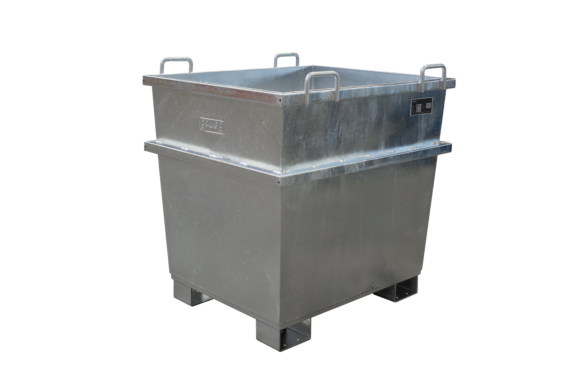 1 - Container  Universalcontainer UC 1000, 1 m³, feuerverzinkt