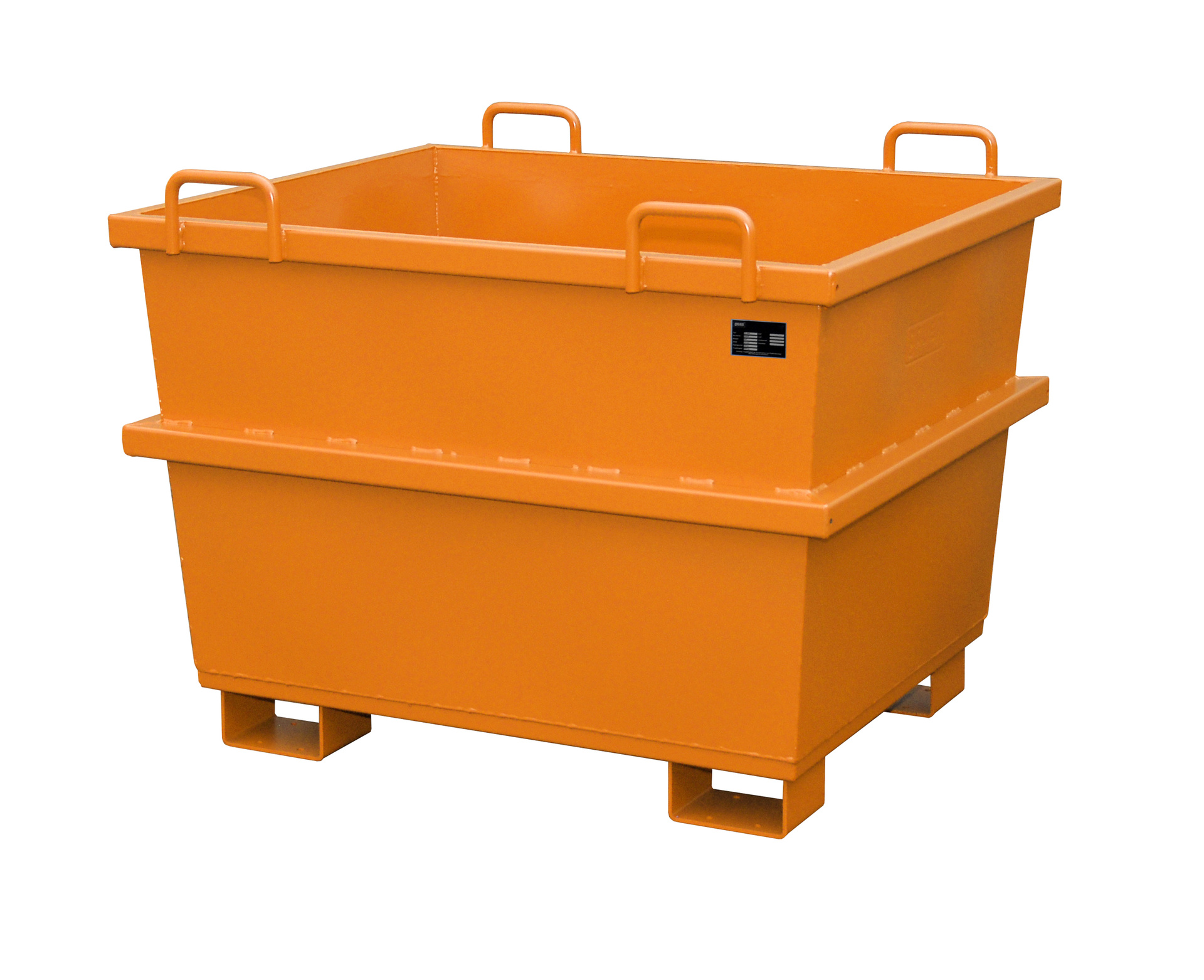 Container Universalcontainer UC 750, 0,75 m³, lackiert, RAL 2000 Gelborange