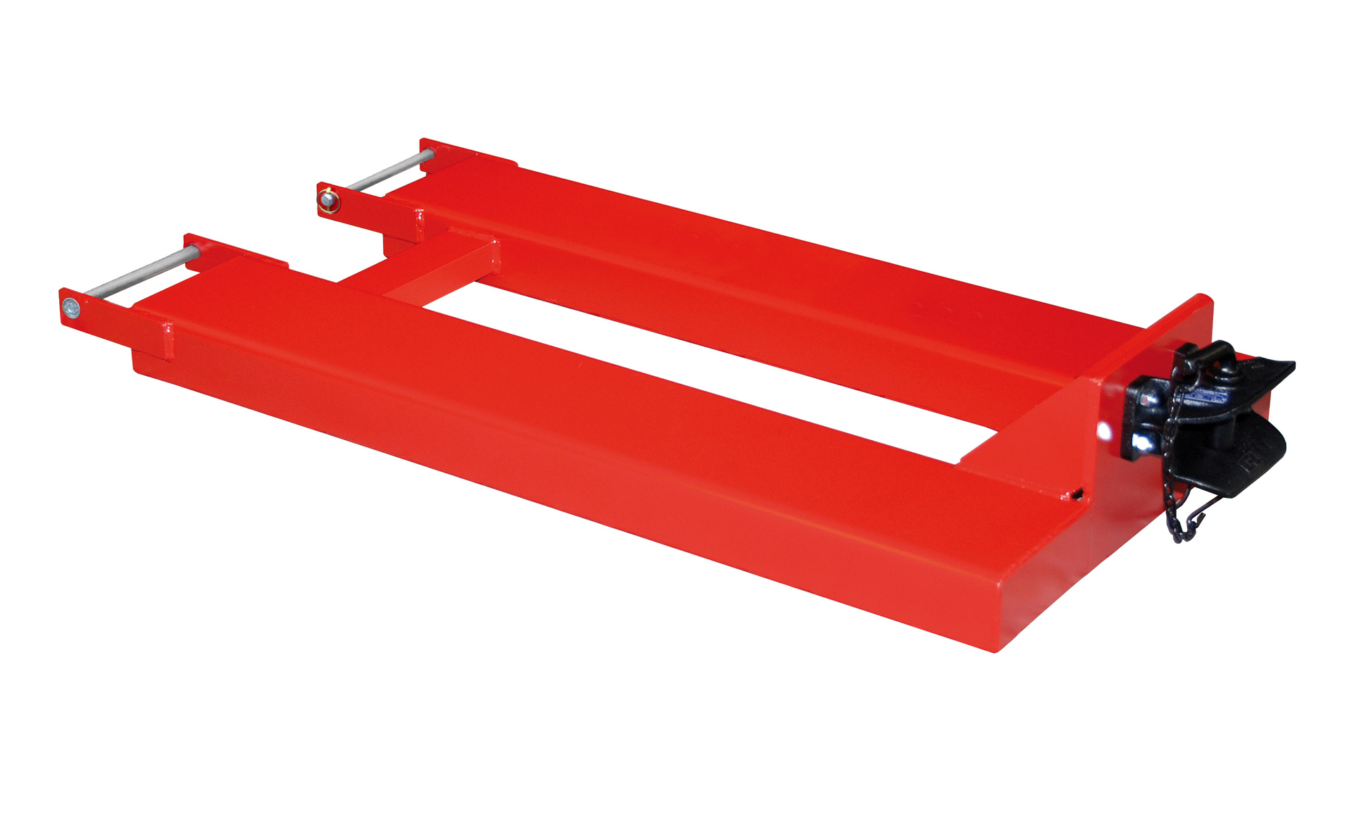 Hilfsgeräte für Stapler-Anbaugeräte Rangierhilfe RH-RM, lackiert, RAL 3000 Feuerrot