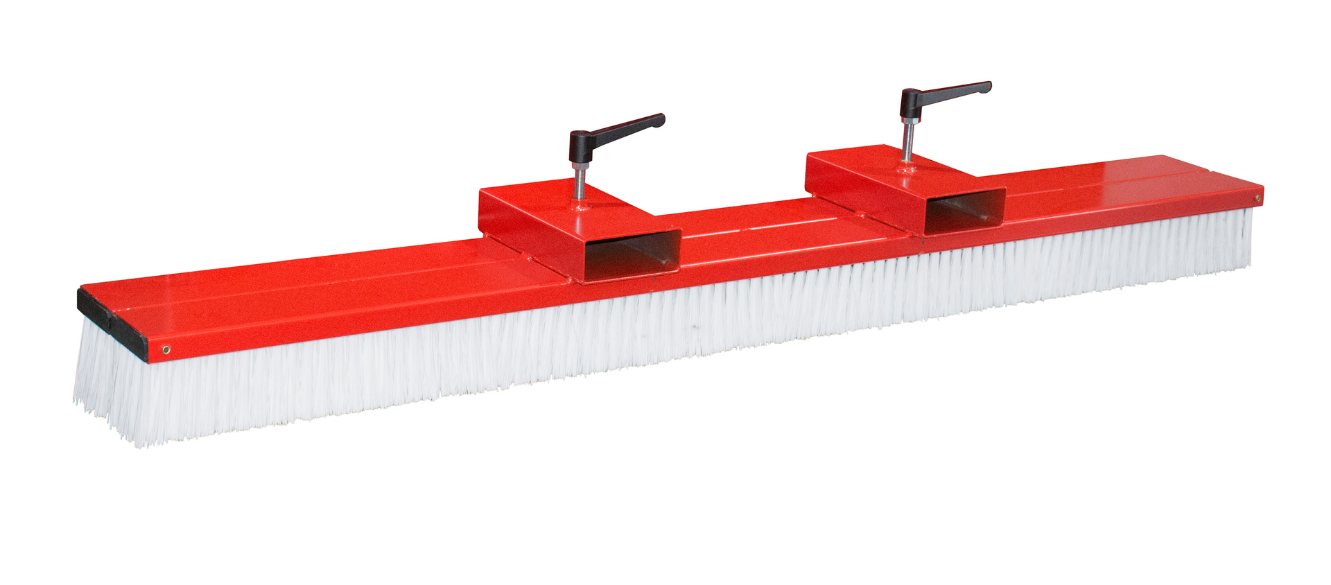 1 - Hilfsgeräte für Stapler-Anbaugeräte  Gabelstapler-Kehrbesen SKB-O 200, Breite 2.000 mm, lackiert, RAL 3000 Feuerrot