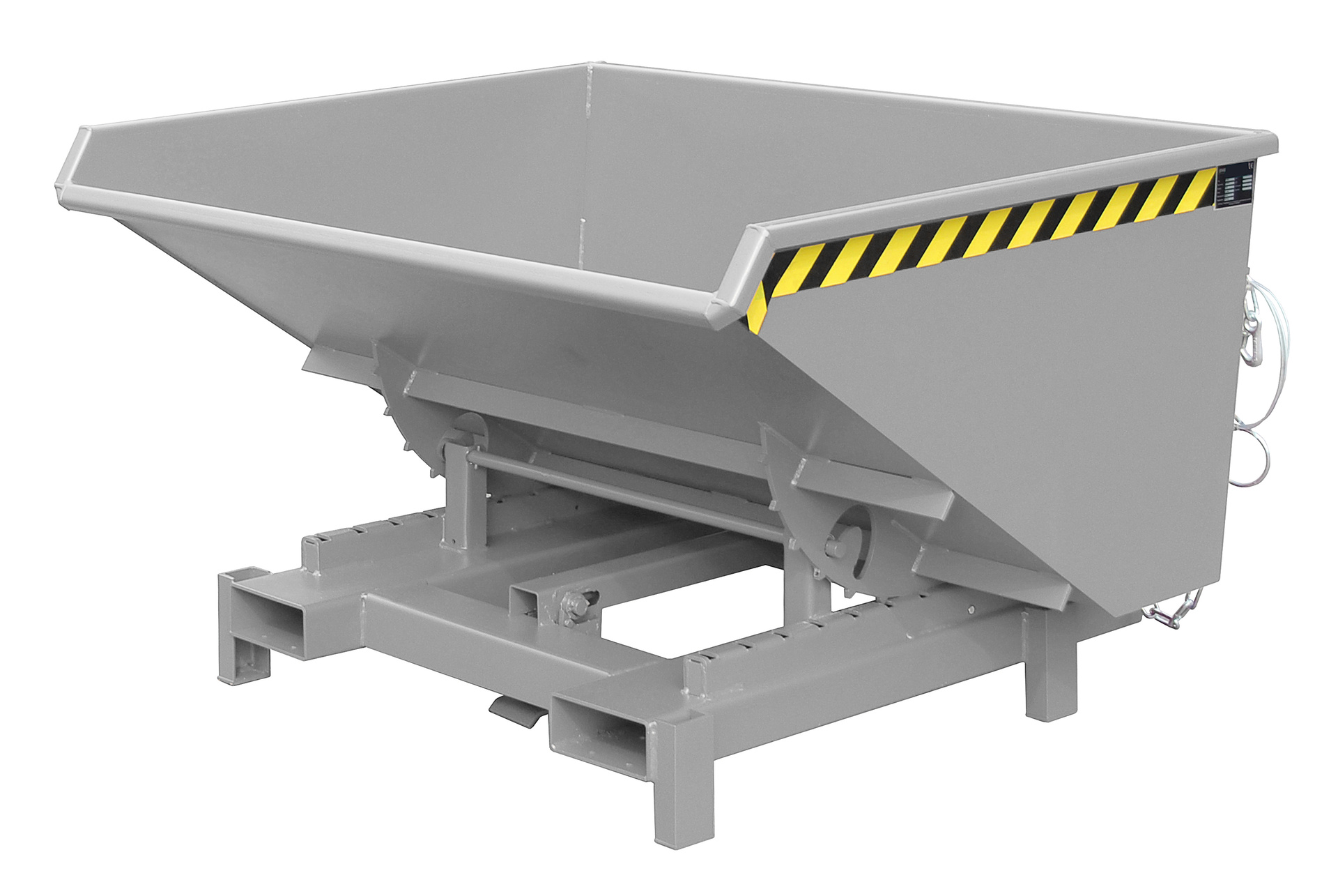 1 - Behälter  Schwerlast-Kipper SK 900, 0,90 m³, lackiert, RAL 7005 Mausgrau