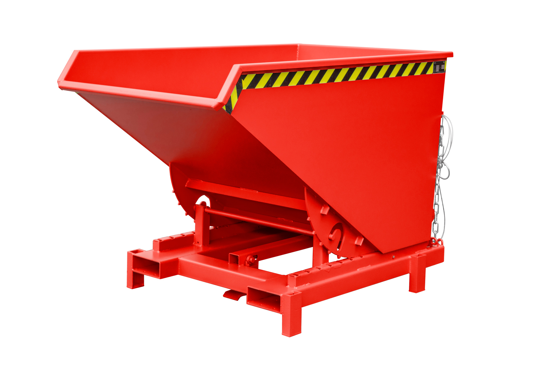 1 - Behälter  Schwerlast-Kipper SK 1200, 1,20 m³, lackiert, RAL 3000 Feuerrot